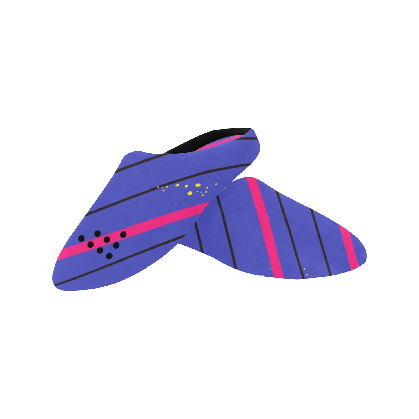 Blue Streak Women's Non-Slip Cotton Slippers