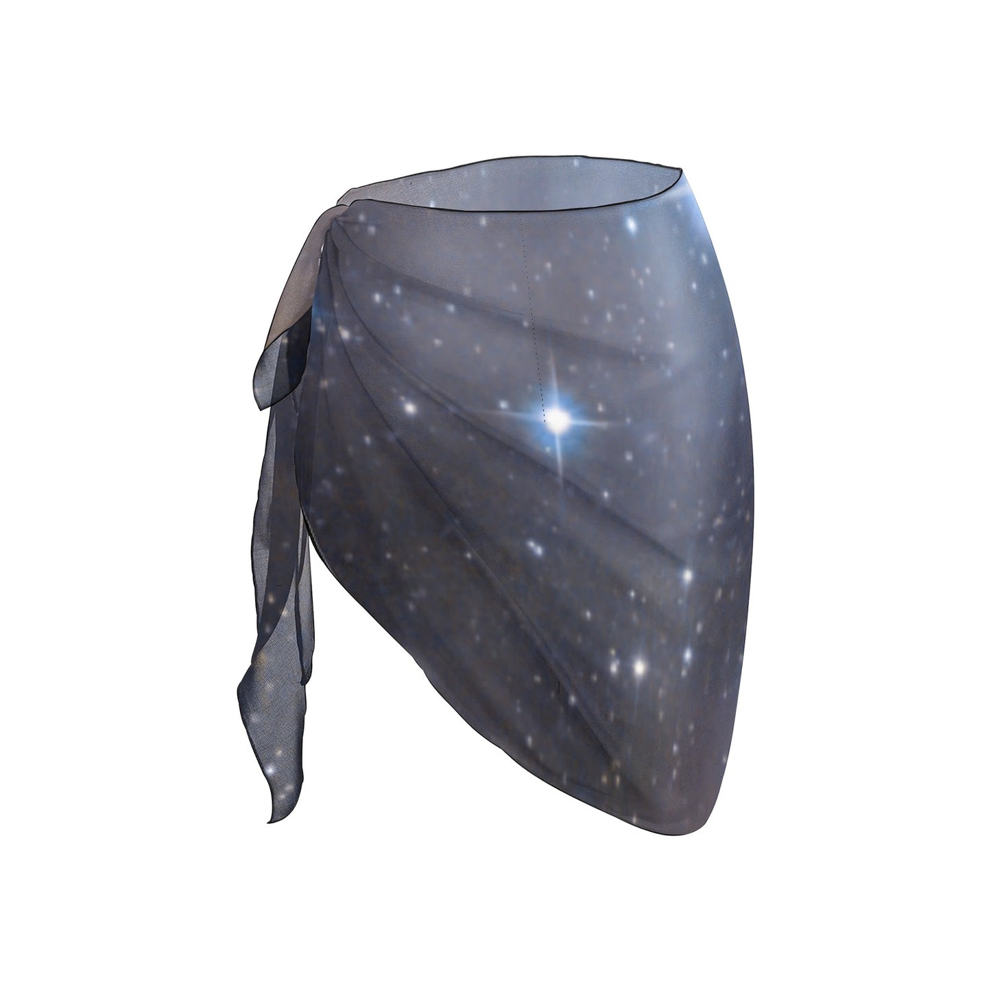 Night Galaxy Beach Sarong Wrap