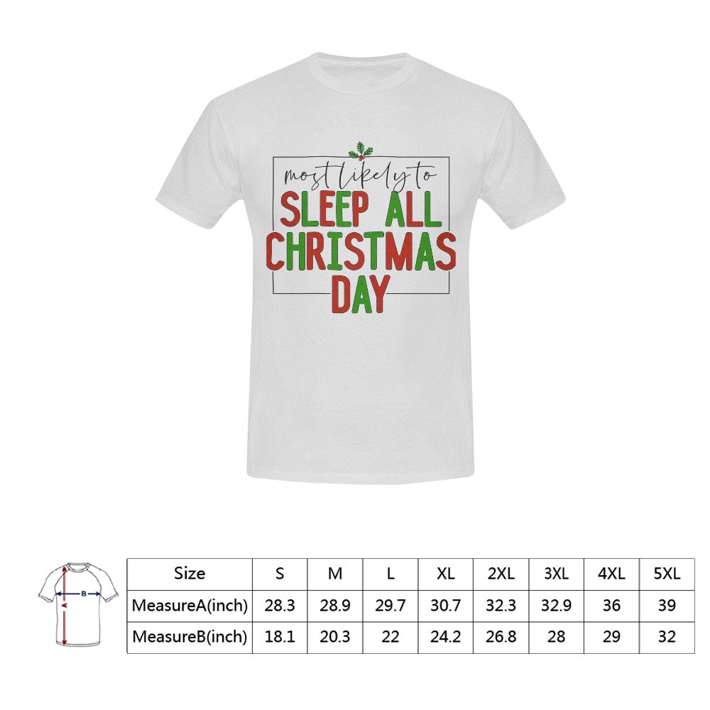 CHRISTMAS - Sleep All Christmas Men's T-Shirt