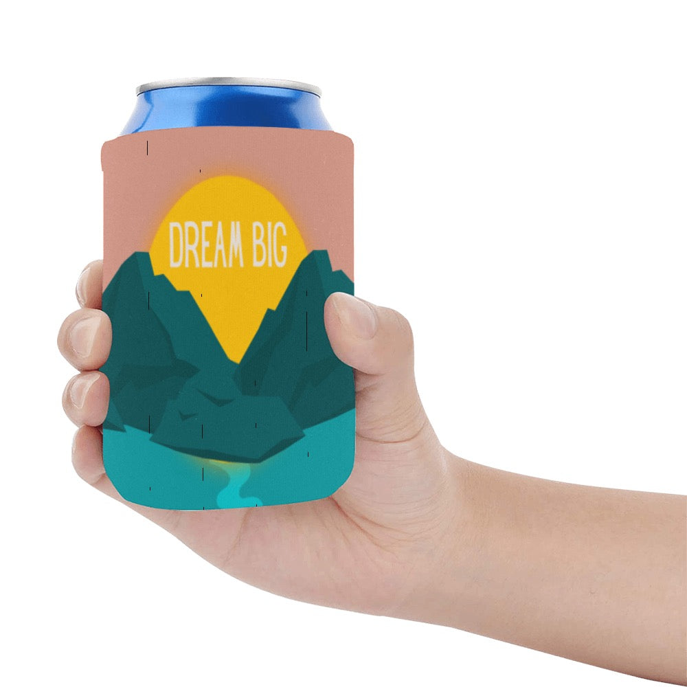 Dream Big Neoprene Can Cooler