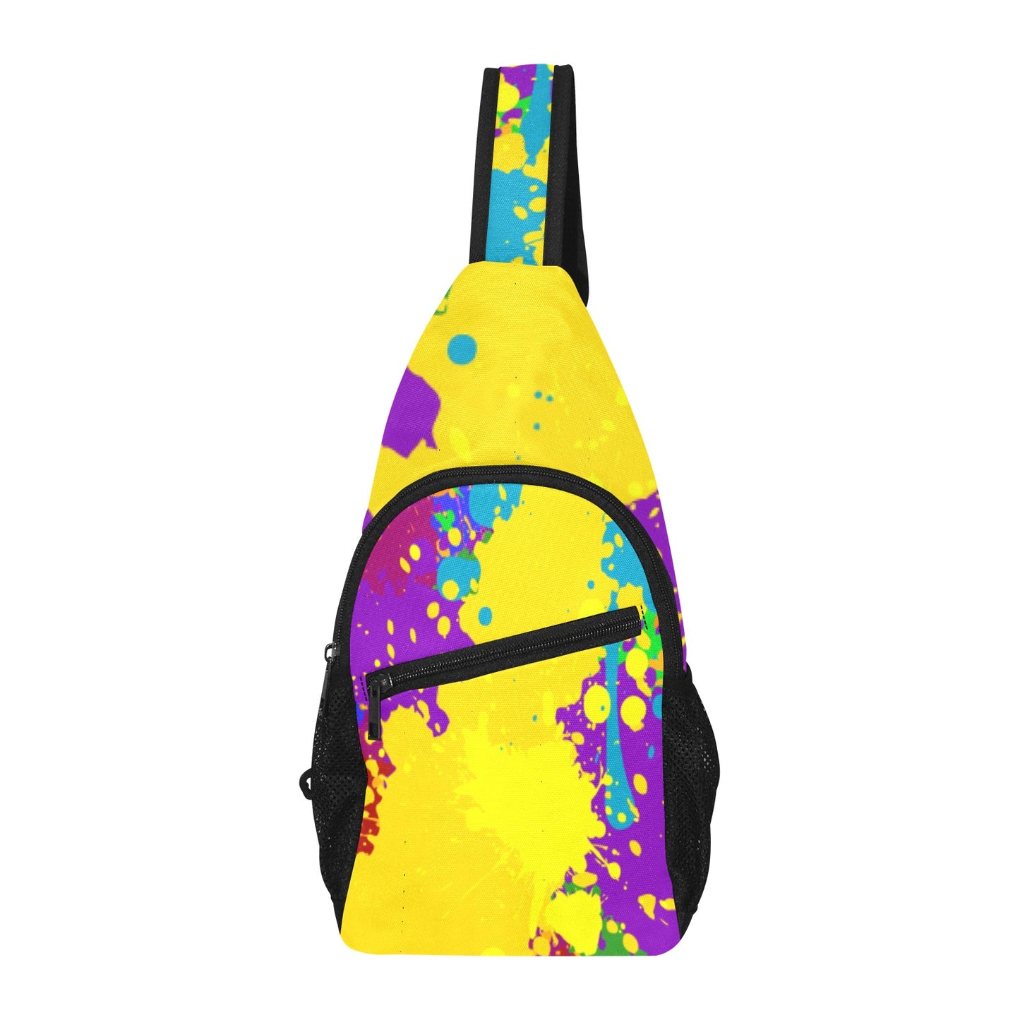 Yellow Splatter Chest Bag