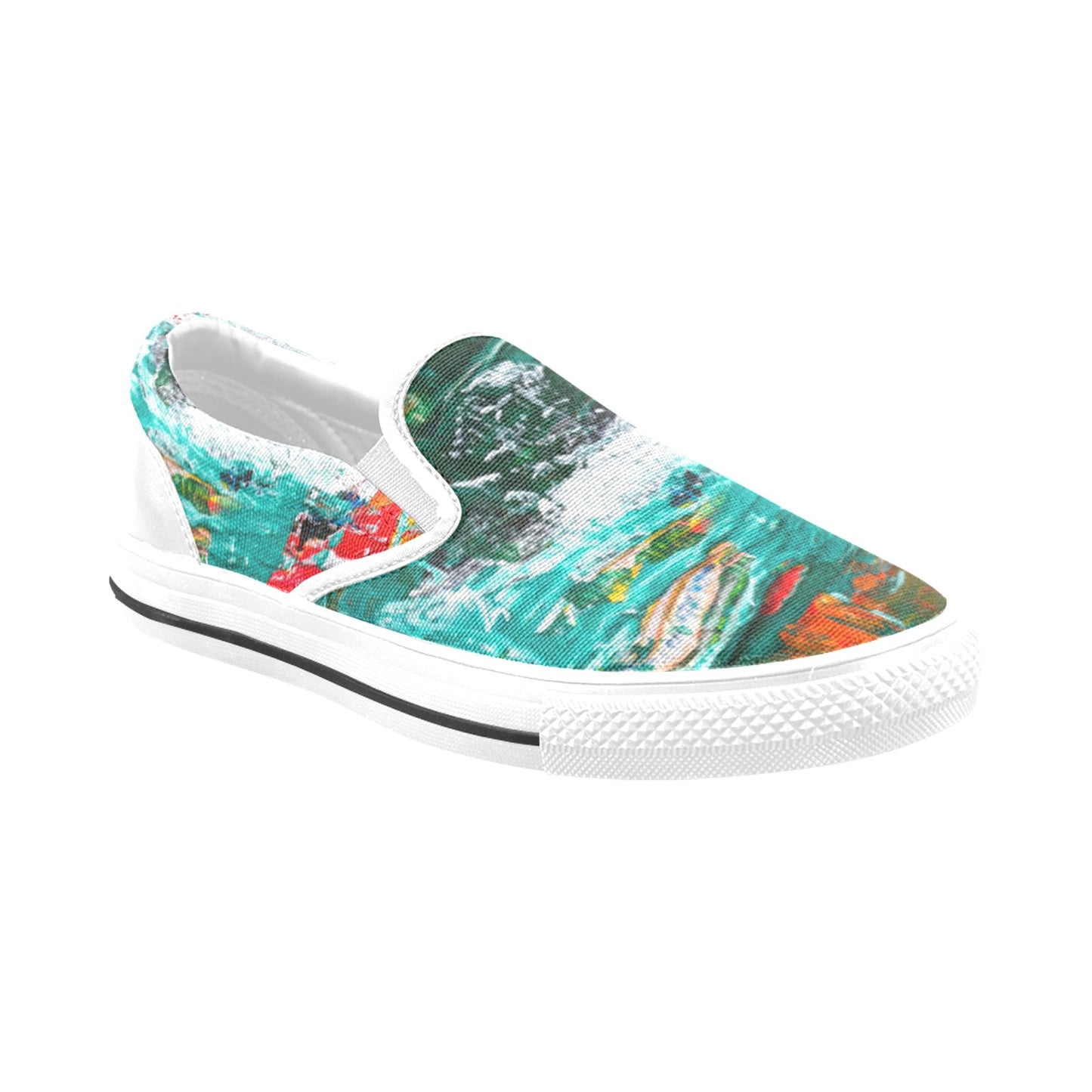 Painting Men's Slip-on Shoes