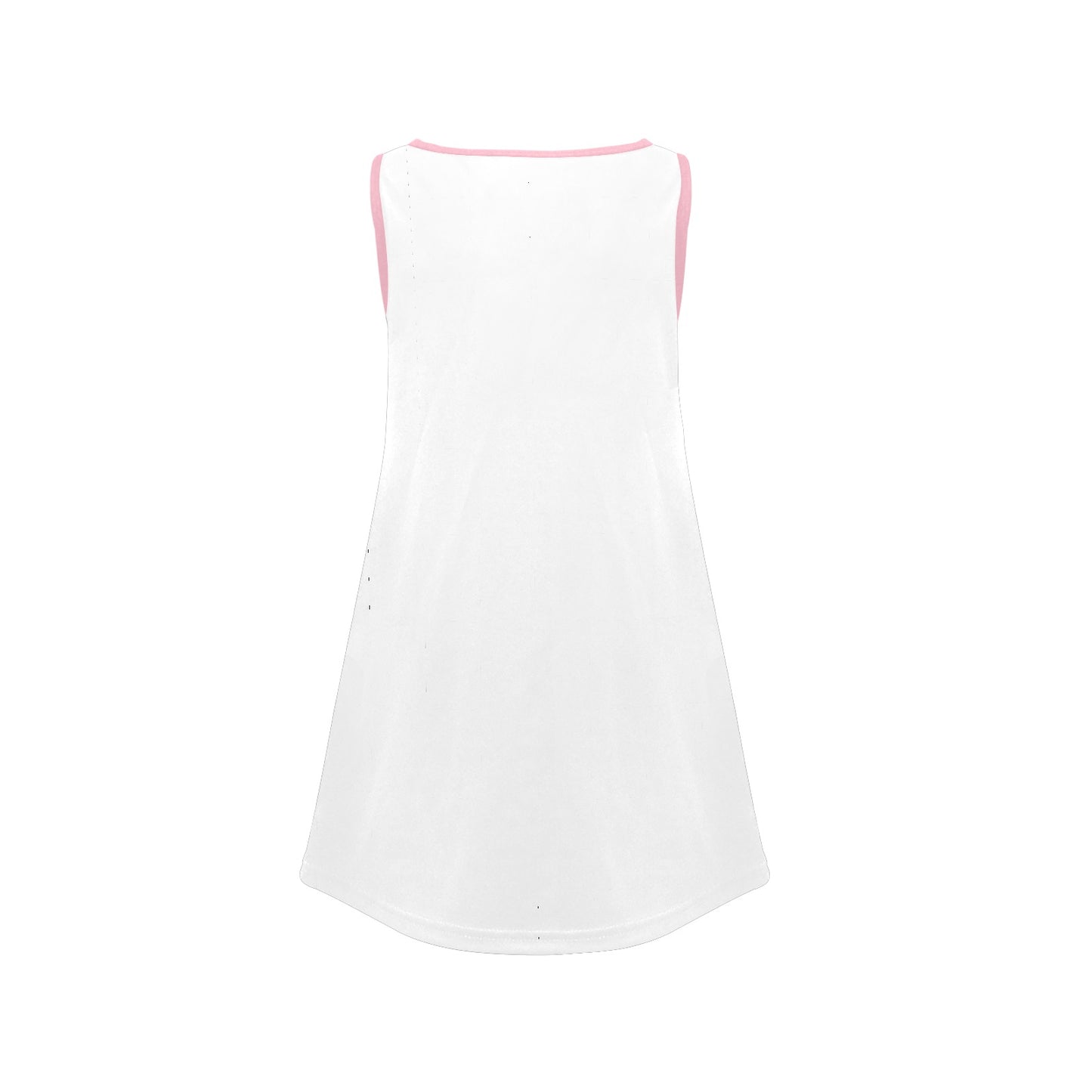 Peach Ombre Girls' Sleeveless Dress