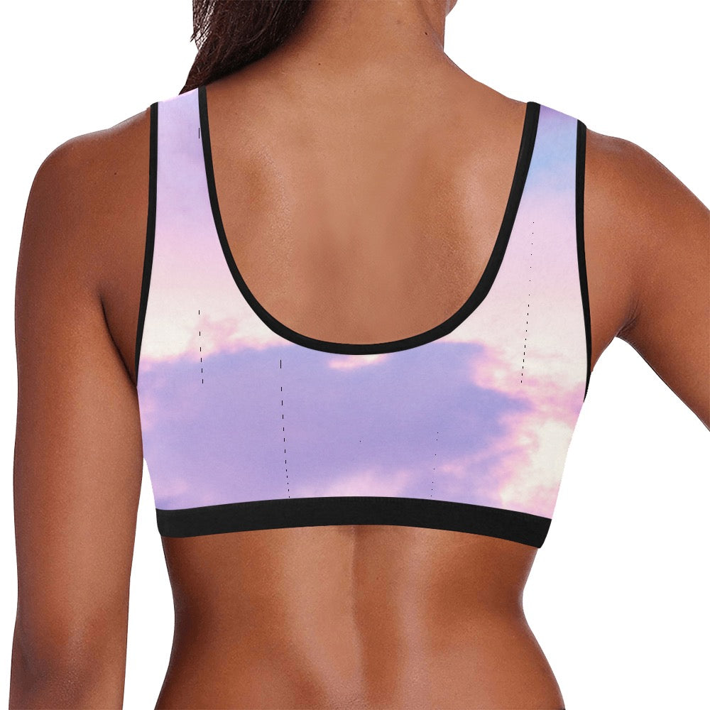 Pastel Skies Women's Sports Bra