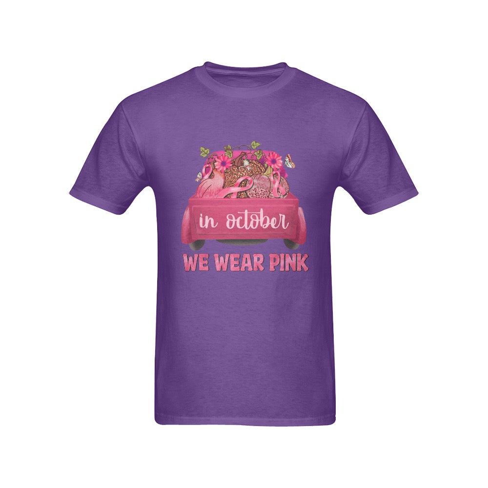 AWARENESS - We Wear Pink Men's T-Shirt