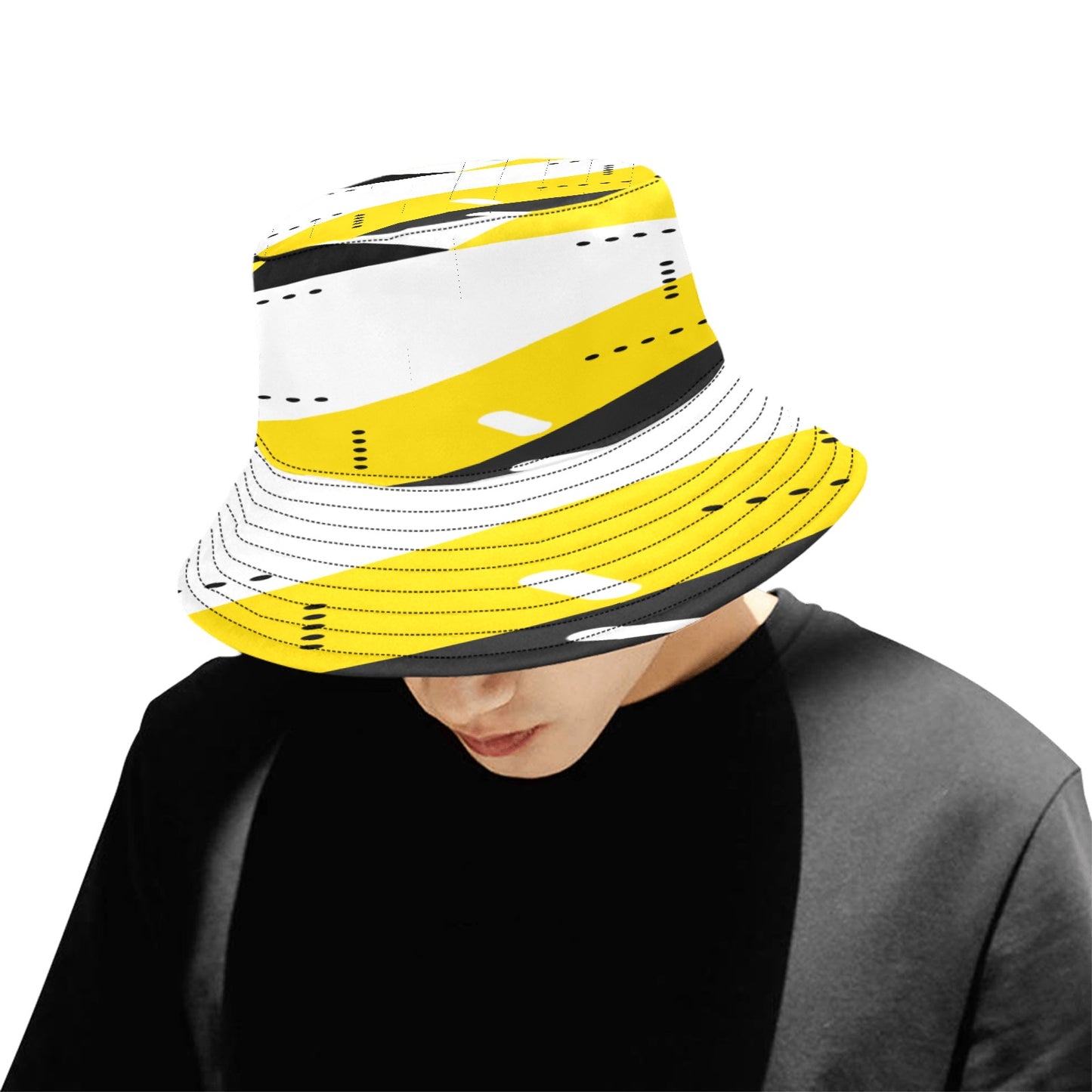 Black & Yellow Unisex Bucket Hat