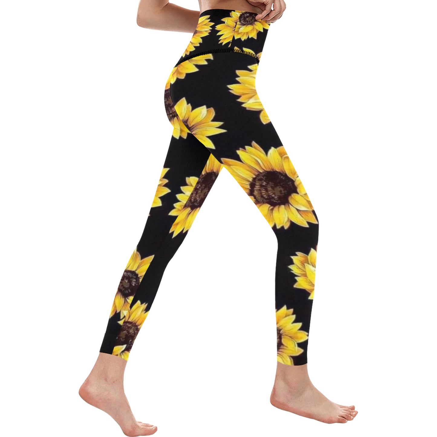 Sunflower Women's High-Waisted Leggings