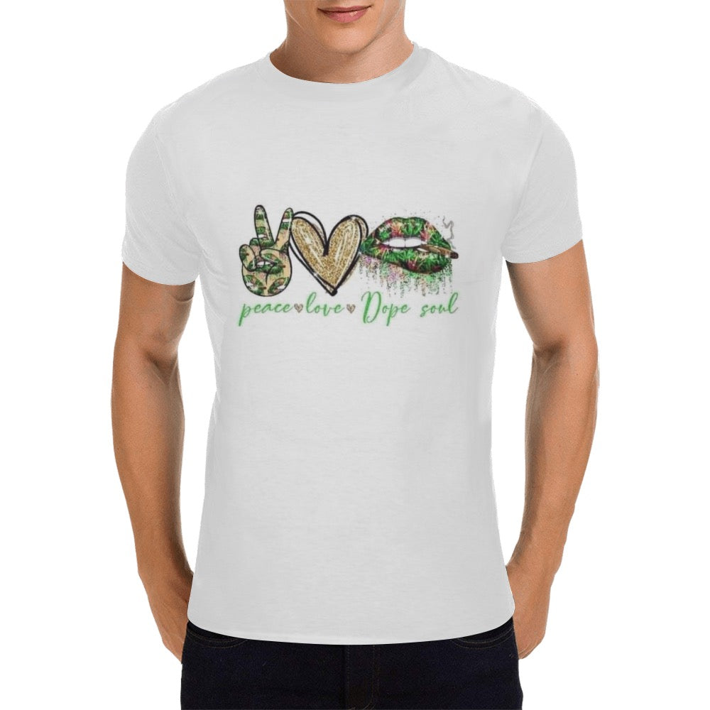 Peace, Love Dope Soul Men's T-Shirt