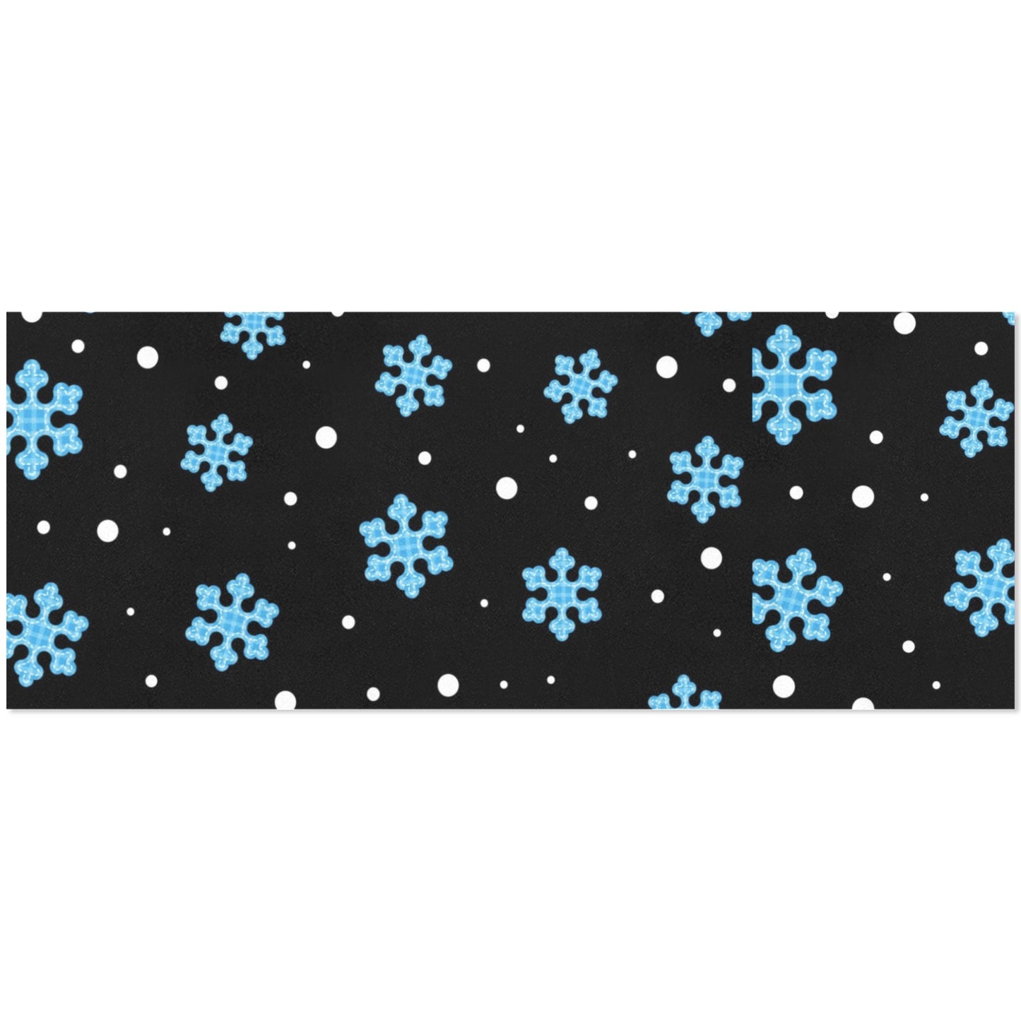 Night Snow Christmas Gift Wrapping Paper 58"x 23" (3 Rolls)