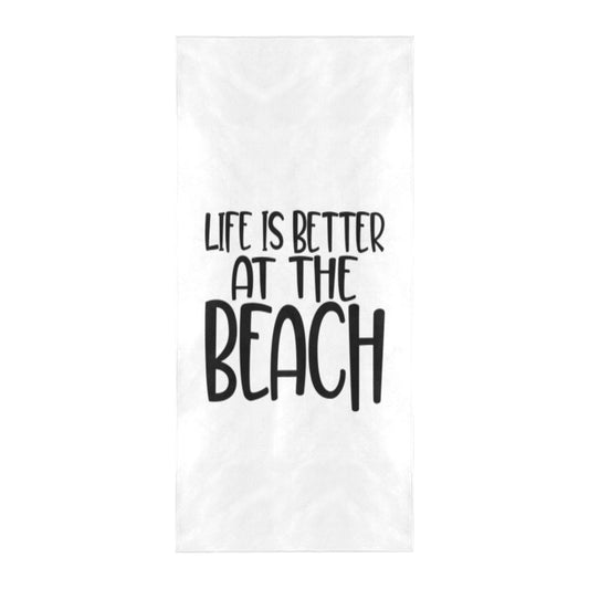 Life At The Beach Beach Towel 32"x 71"