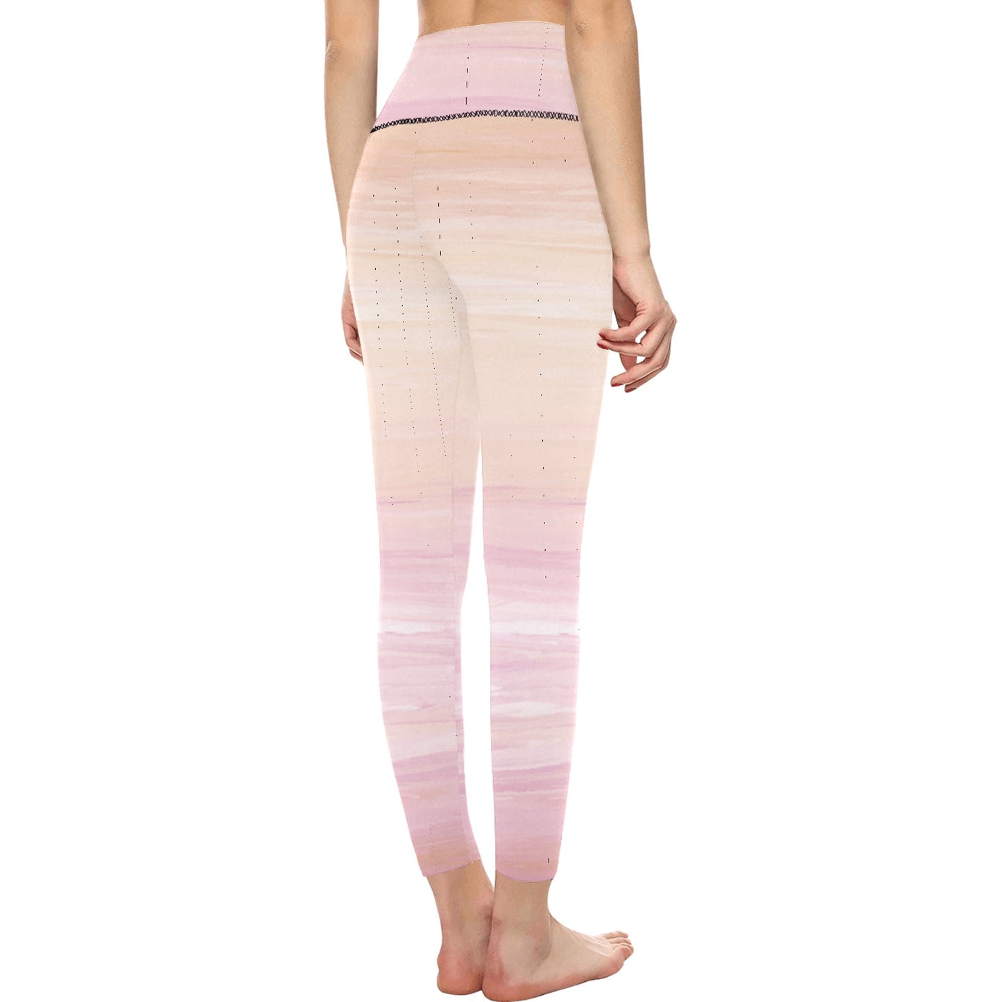 Peach Ombre Women's Leggings