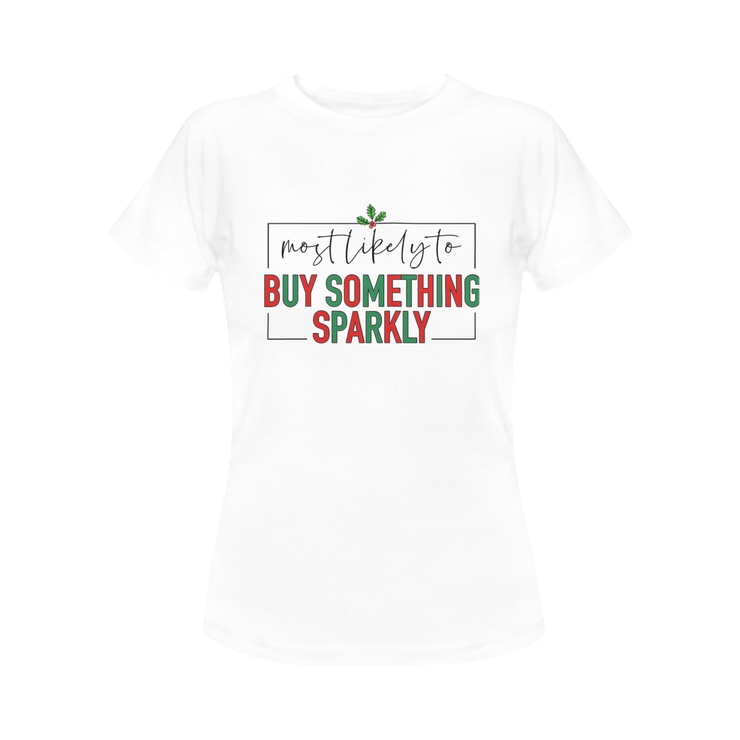 CHRISTMAS - Sparkly Women's T-Shirt