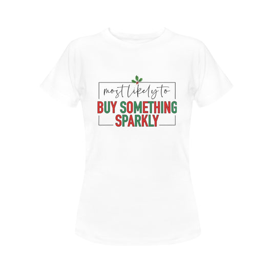 CHRISTMAS - Sparkly Women's T-Shirt