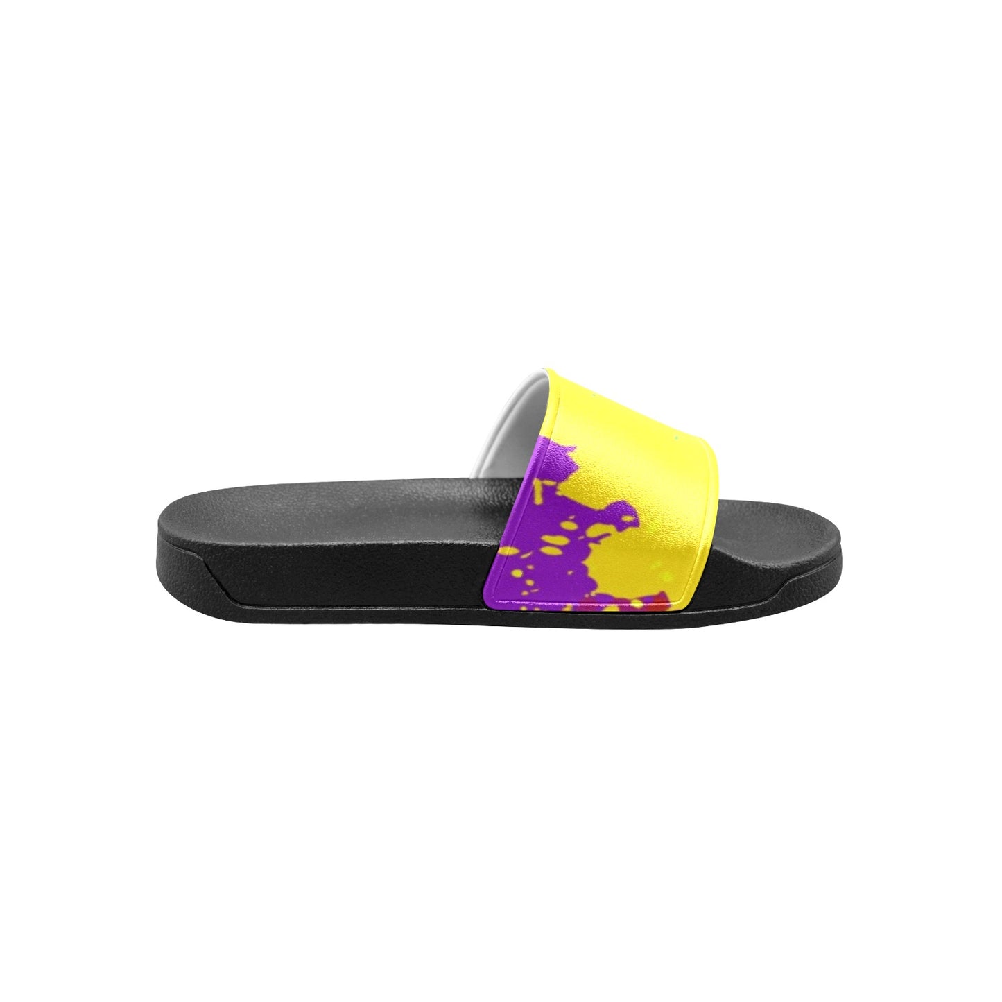 Yellow Splatter Kids Slides