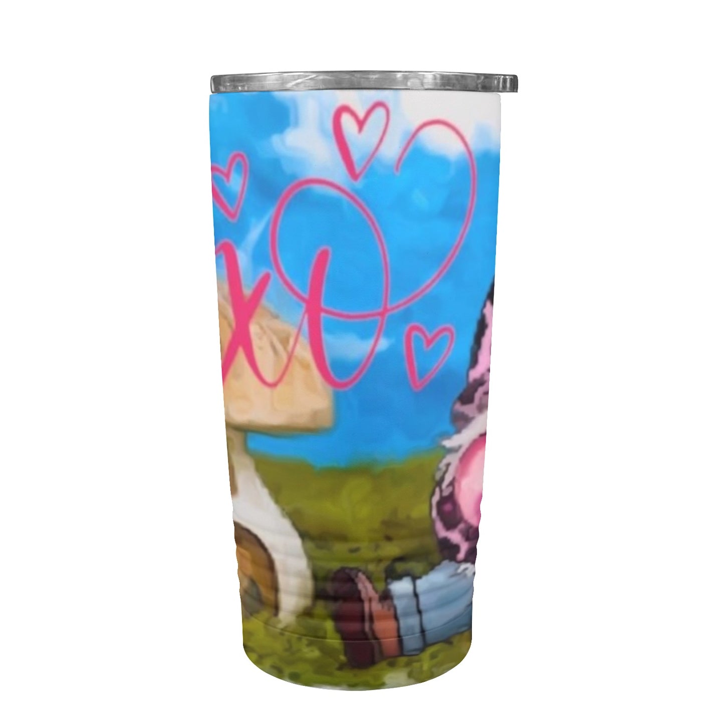 Xoxo Gnome Valentine’s Day 20oz Insulated Stainless Steel Mobile Tumbler