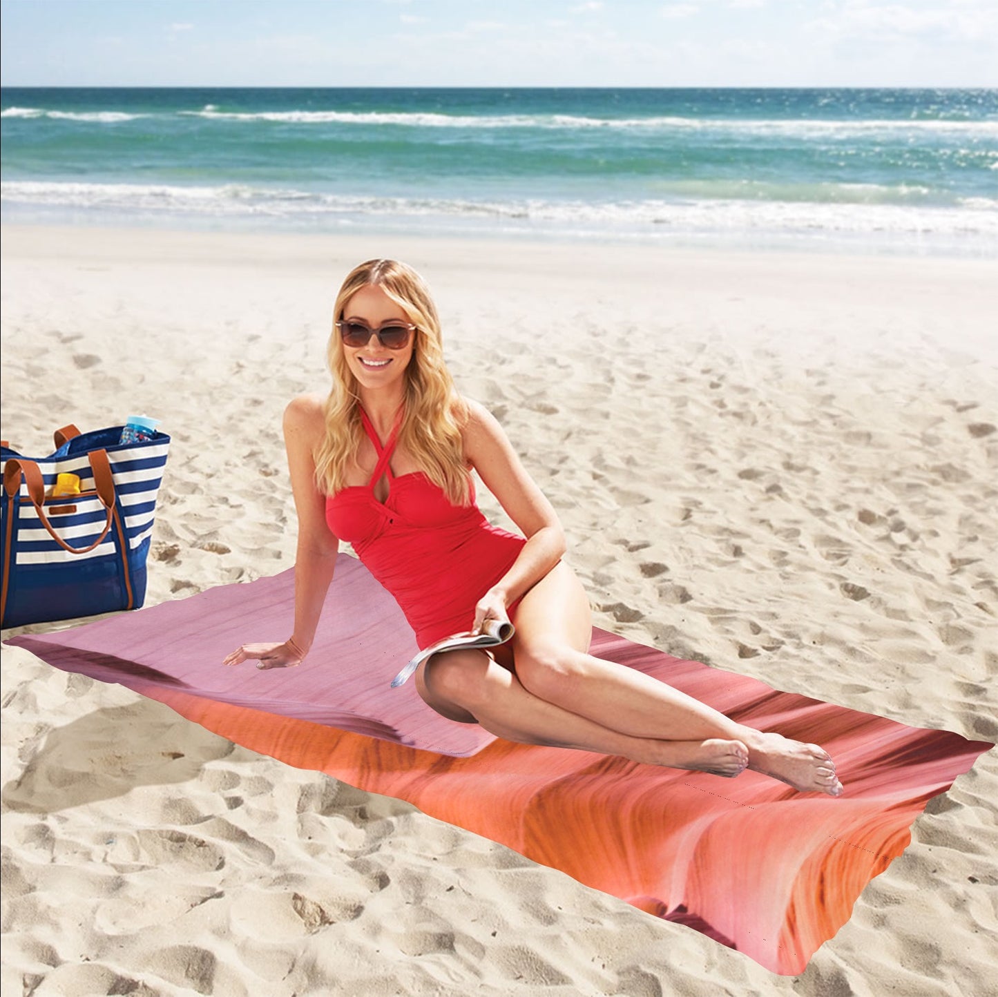 Sherbet Bliss Beach Towel 32"x 71"