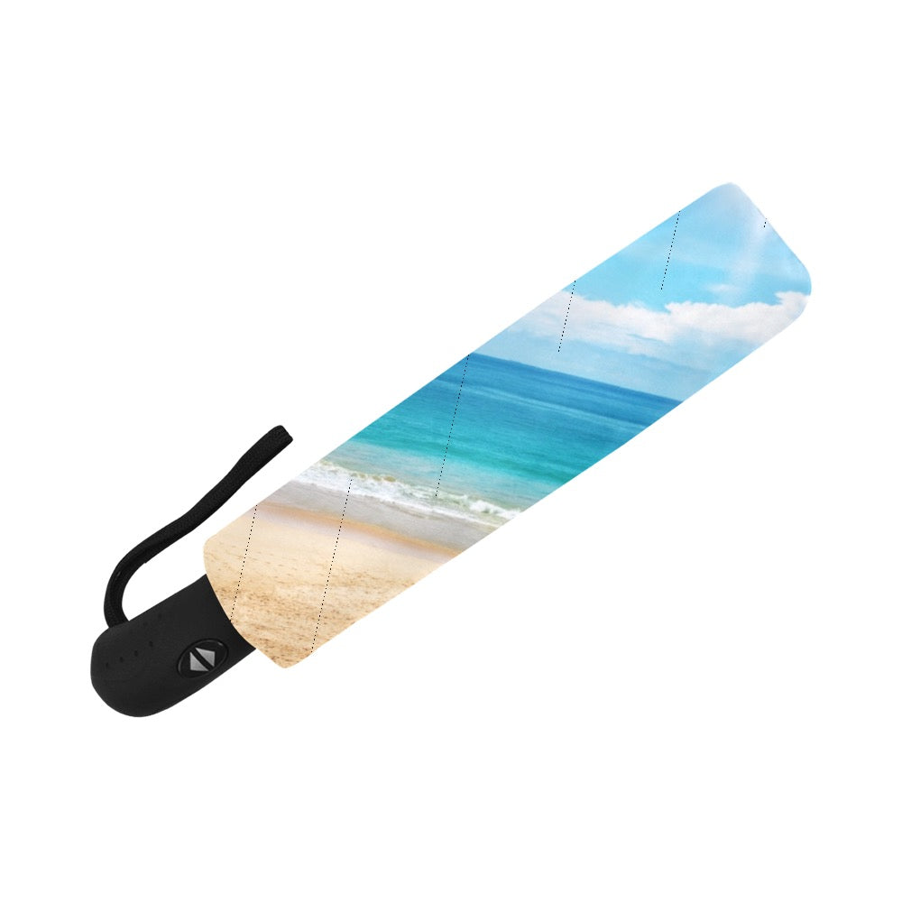 Beach Vibes Anti-UV Auto-Foldable Umbrella