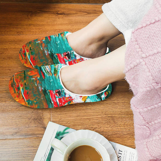 Painting Women's Non-Slip Cotton Slippers