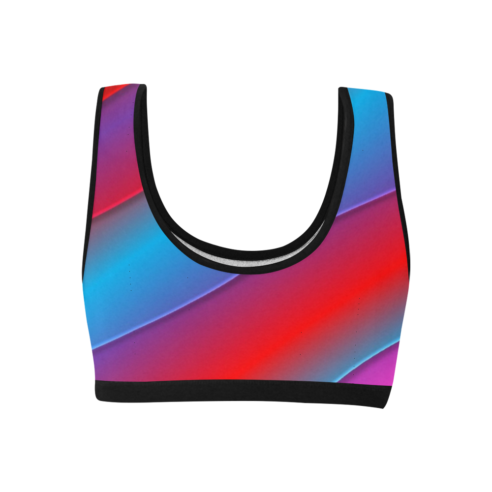 Red Brite Women's Sports Bra