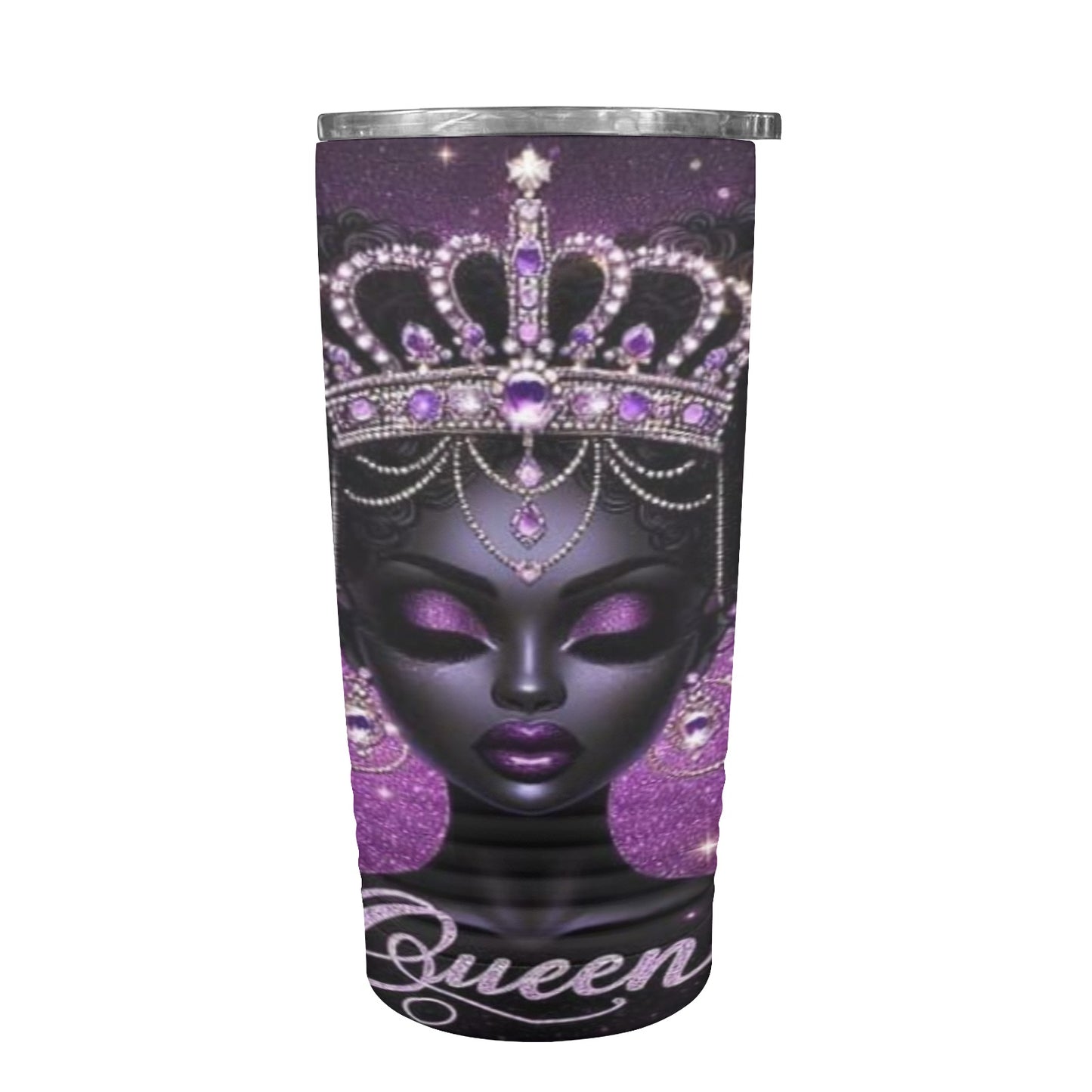 Black Queen 20oz Insulated Stainless Steel Mobile Tumbler