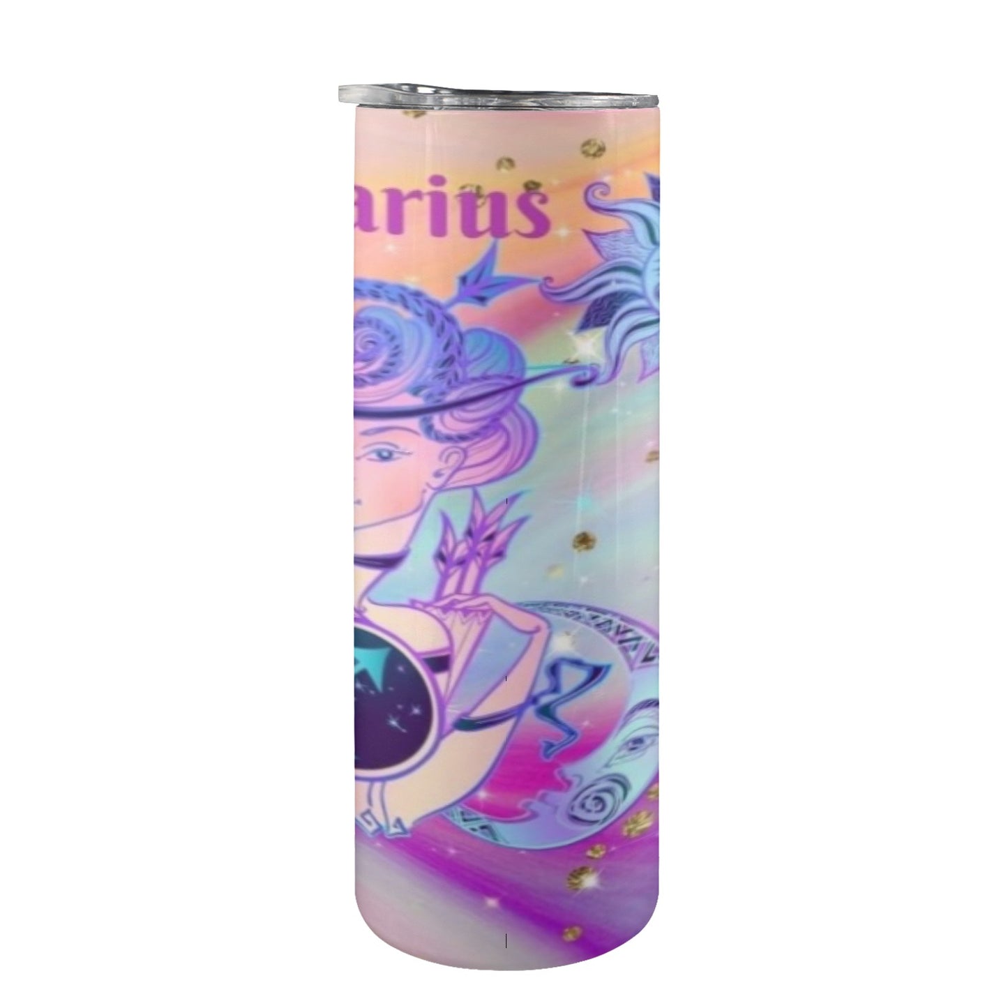 Sagittarius 20oz Tall Skinny Tumbler with Lid and Straw