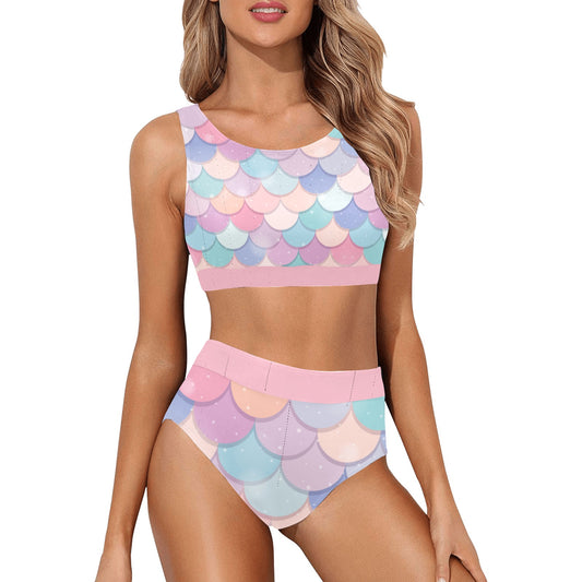 Mermaid Me Crop Bikini Set