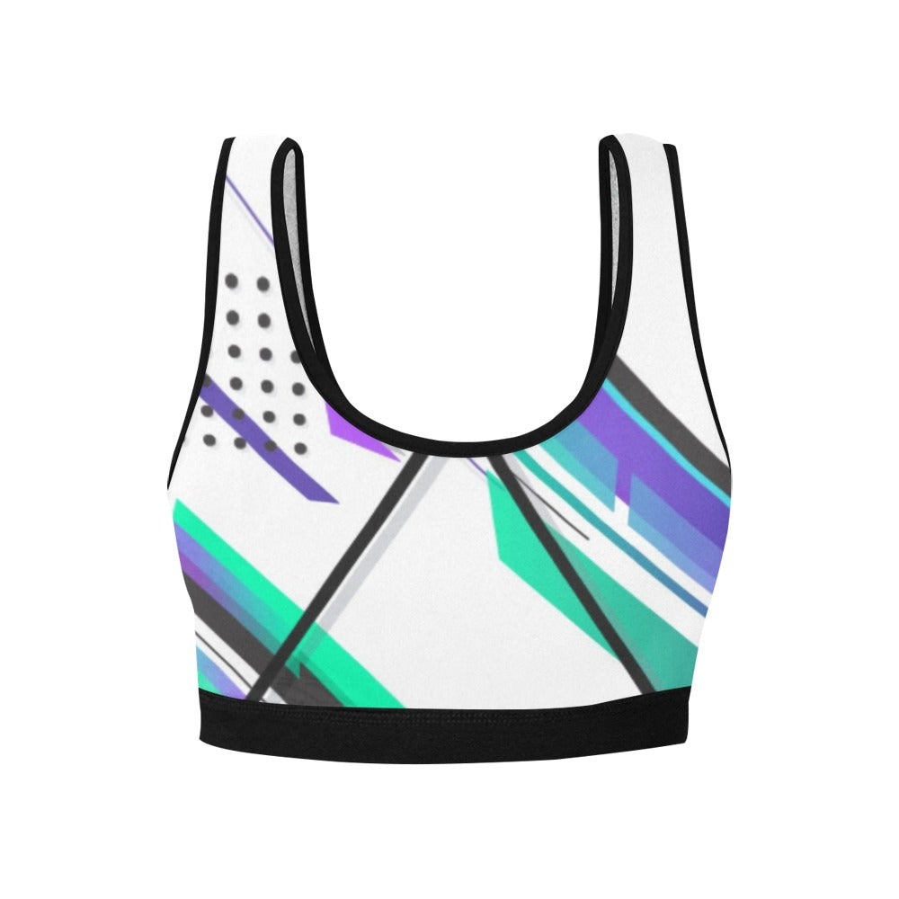 Retro Skate Women's Sports Bra