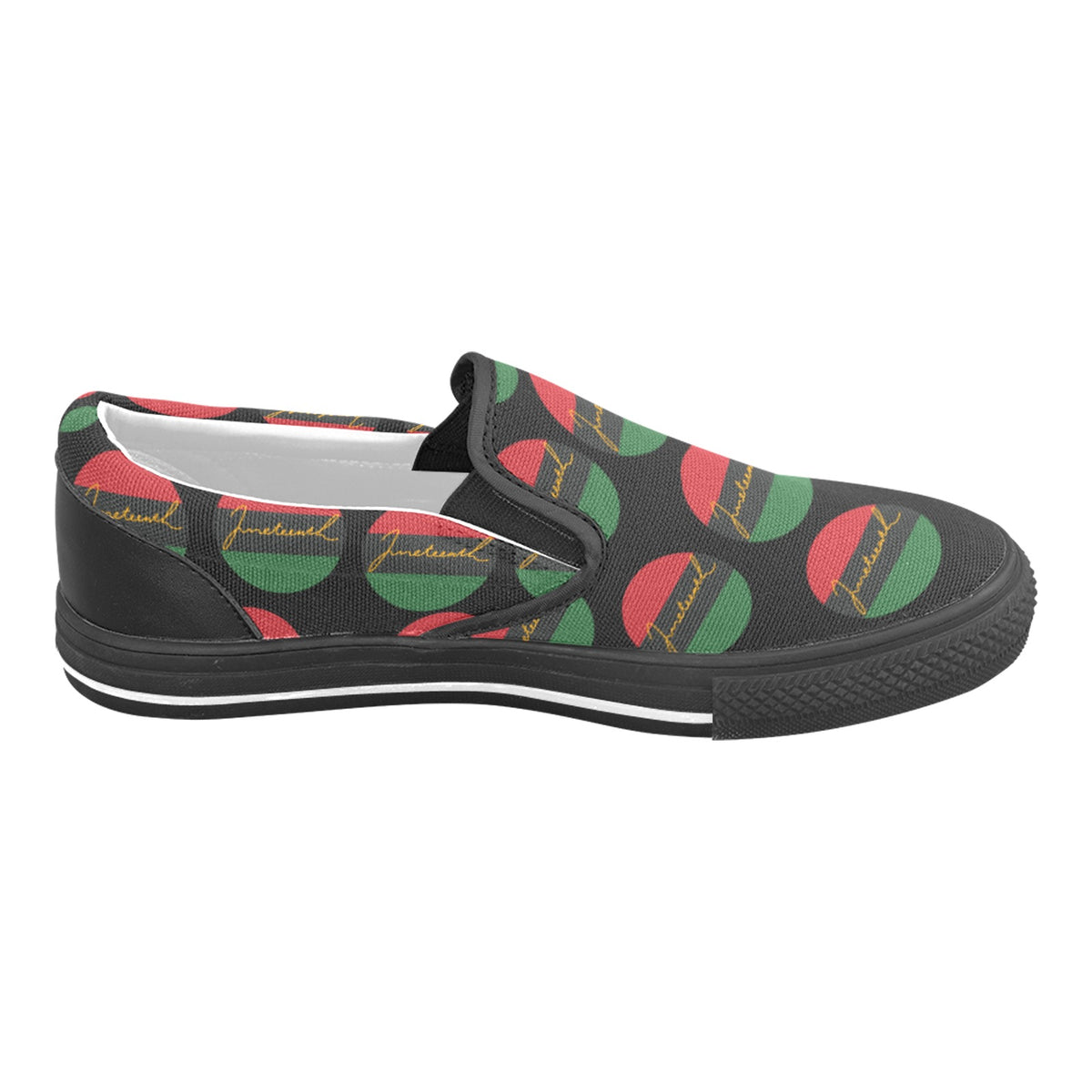 Juneteenth Men's Slip-on Shoes