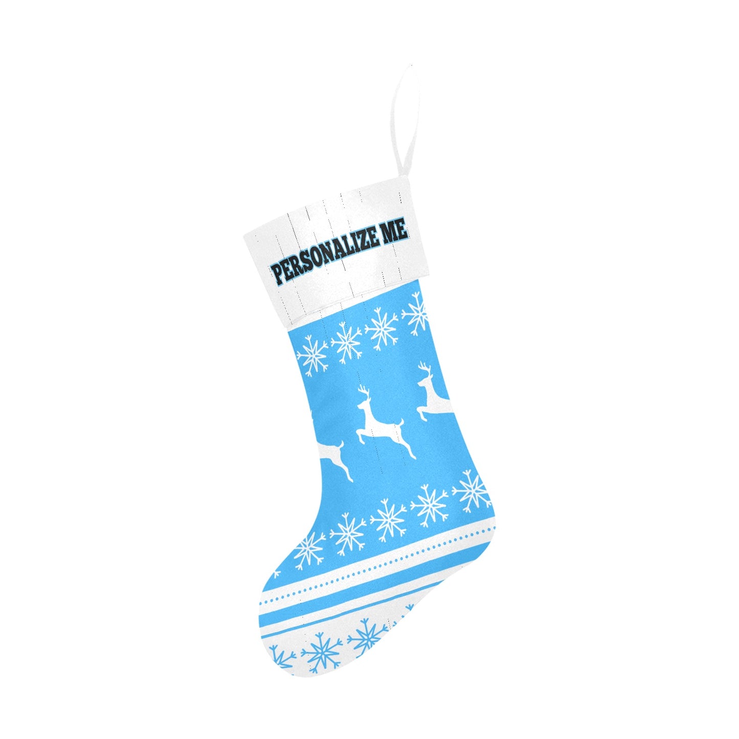 Deer in snow Christmas Stocking