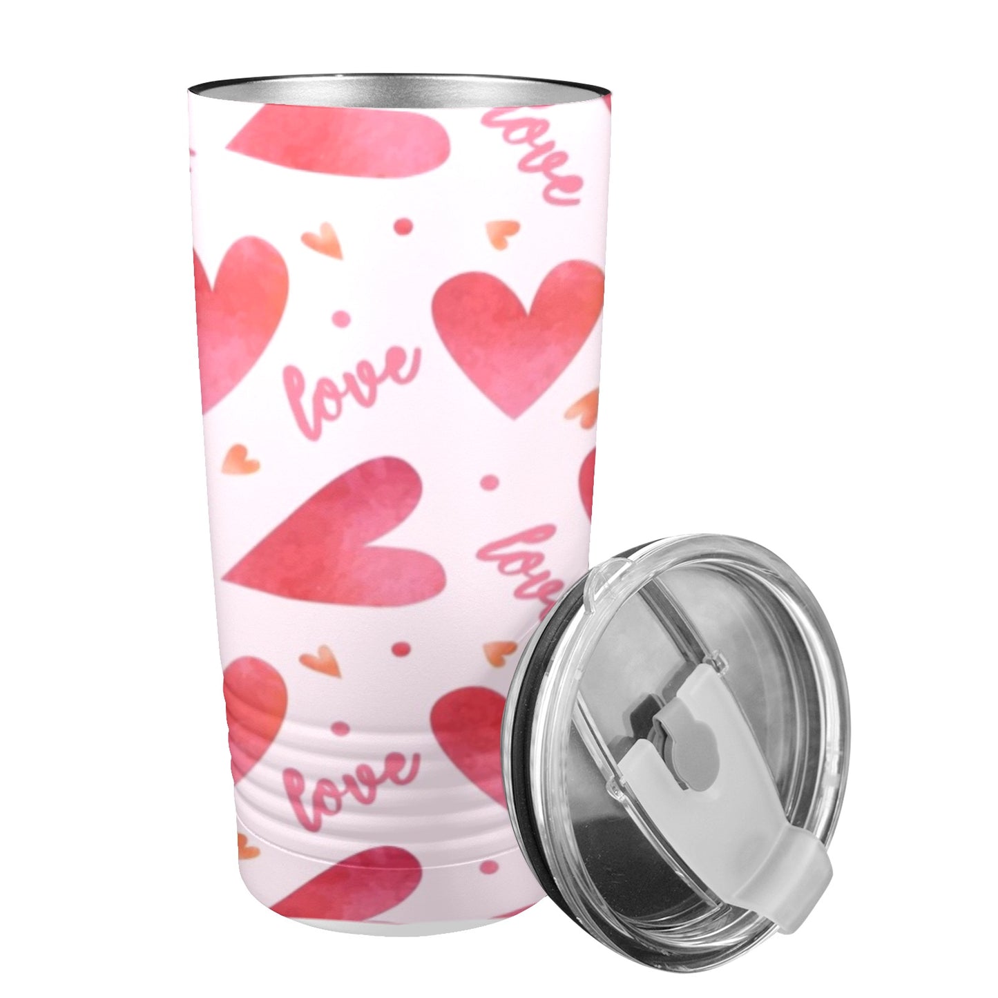 Love Valentines Day 20oz Insulated Stainless Steel Mobile Tumbler