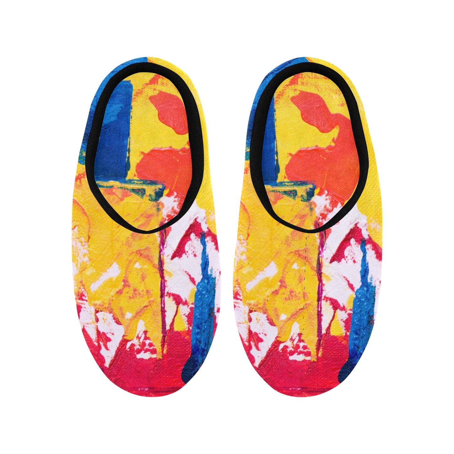 Mural Women's Non-Slip Cotton Slippers