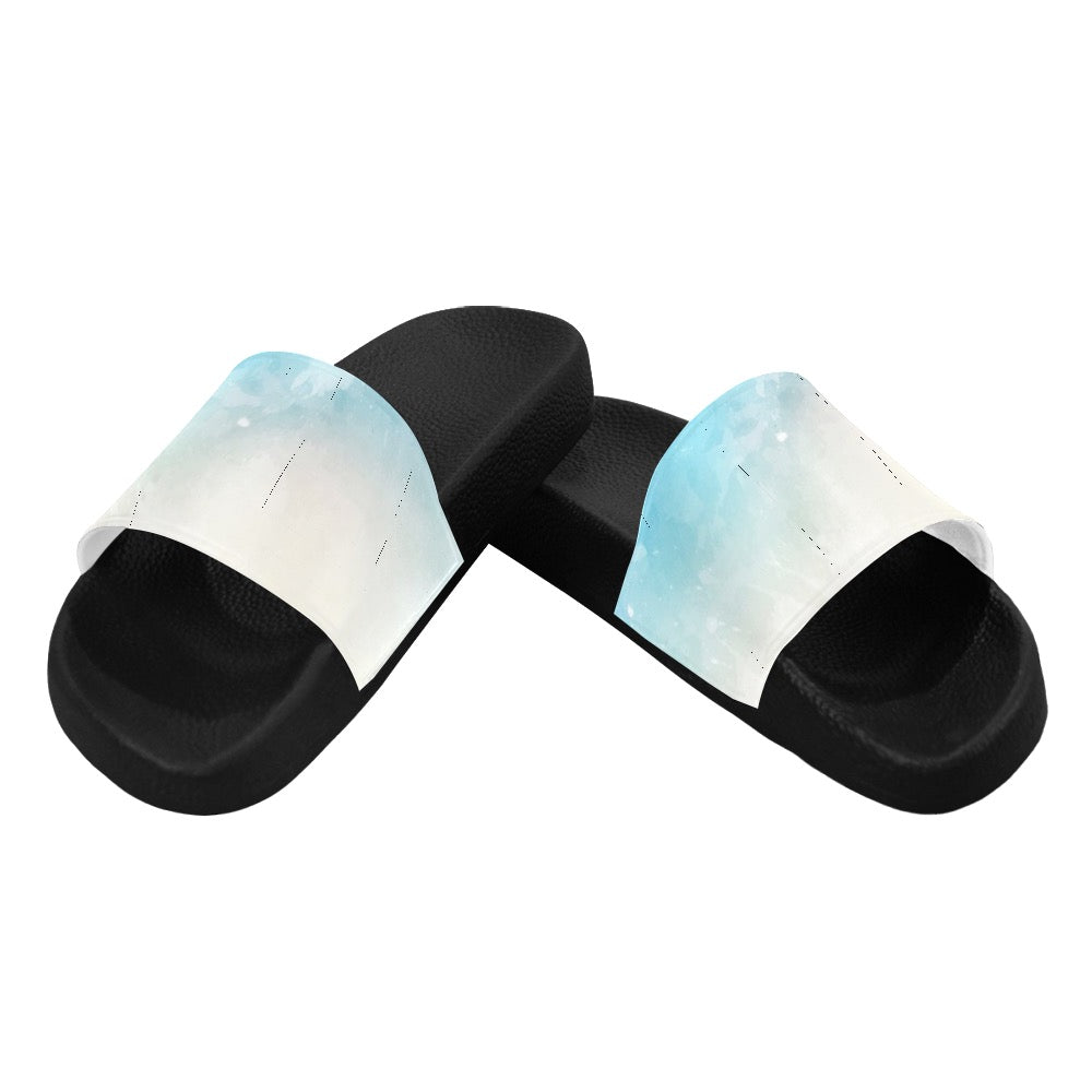 Bluish Men's Slides