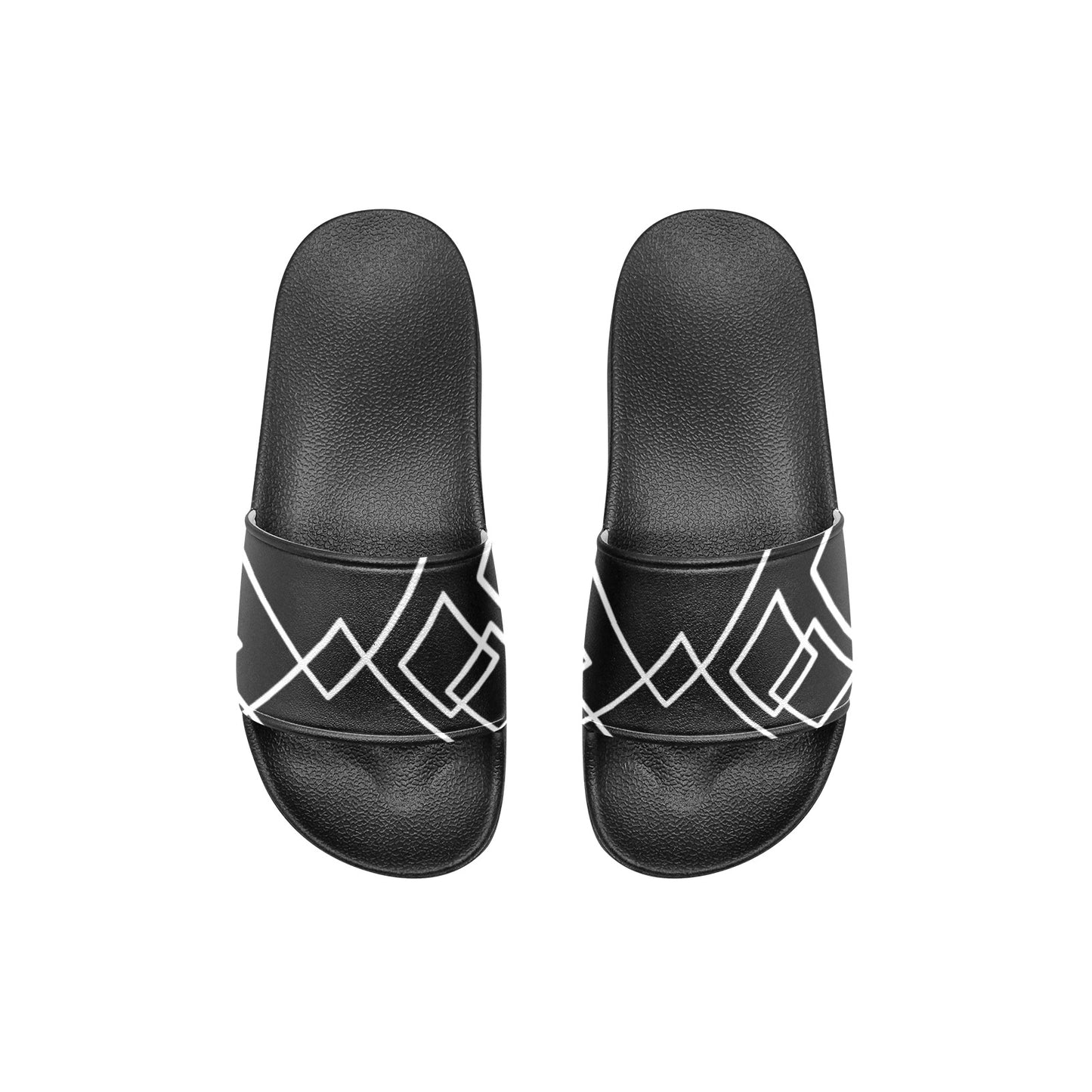 Black Squared Kids Slides