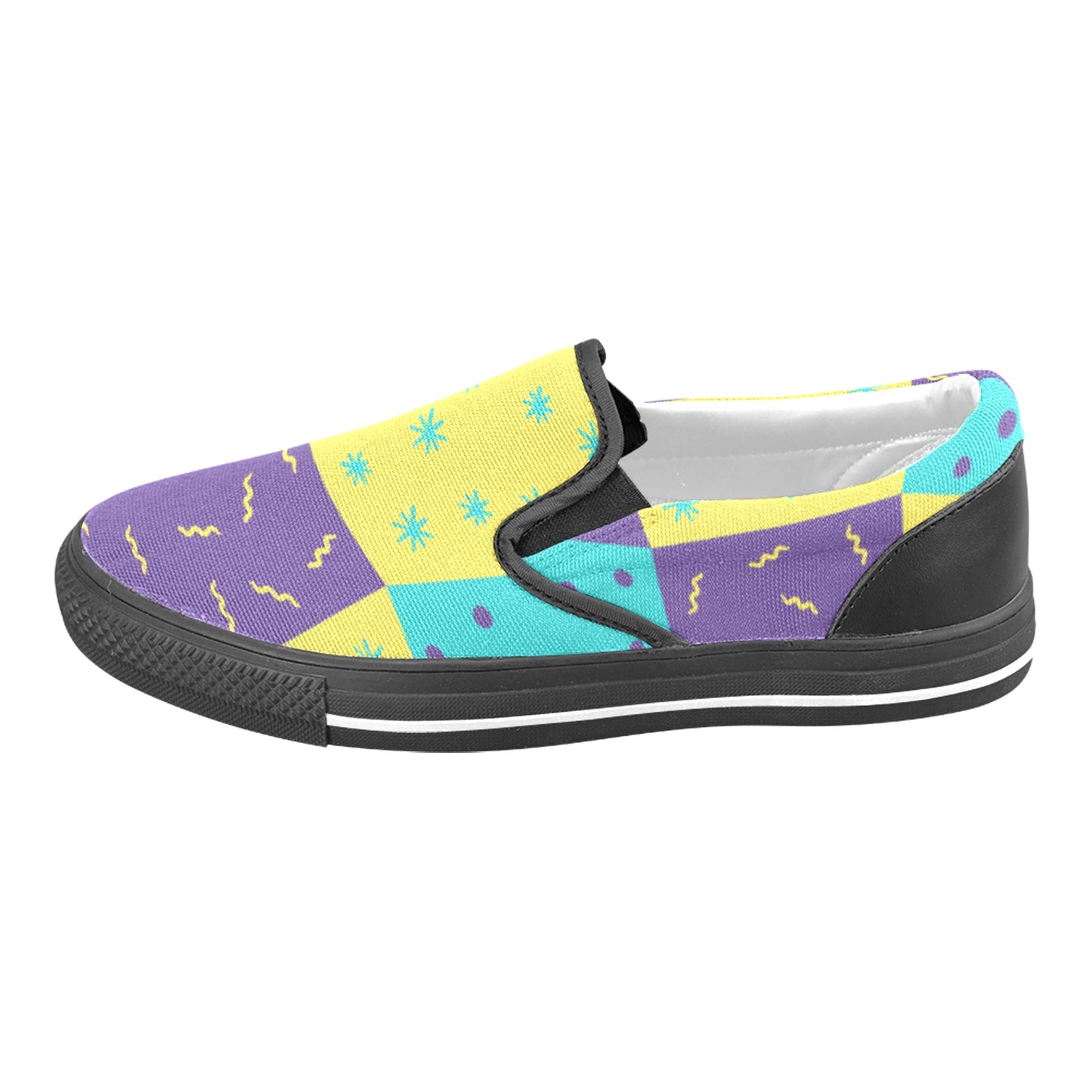 Purple Party Women's Slip-on Shoes