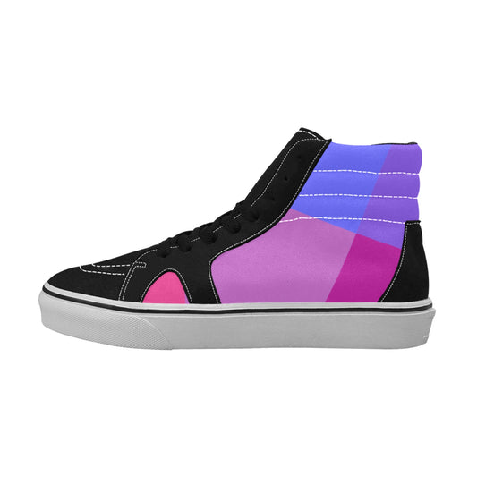 Purple-ish Women's High Top Skateboarding Shoes