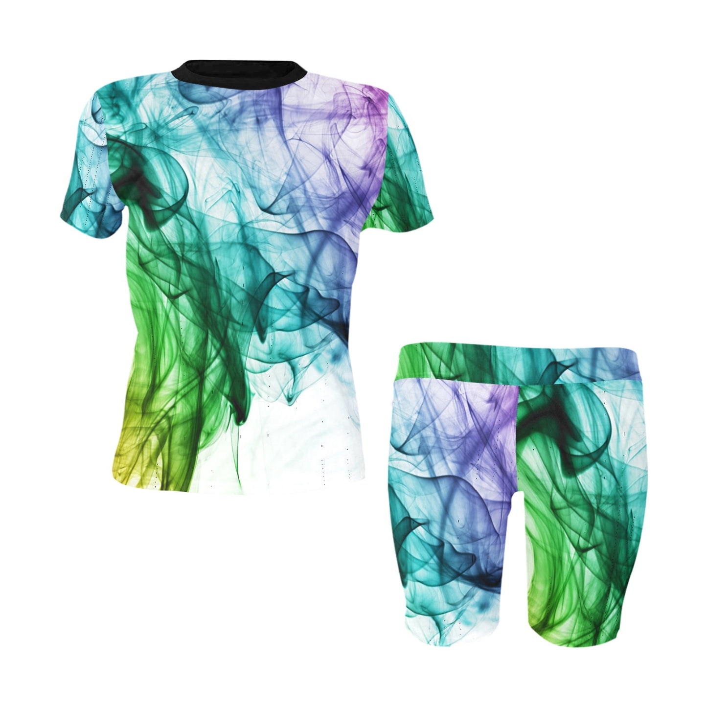 Color Whirl Women's Short Set