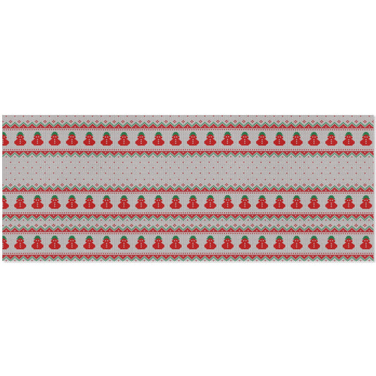 Red Snowman Christmas Gift Wrapping Paper 58"x 23" (3 Rolls)