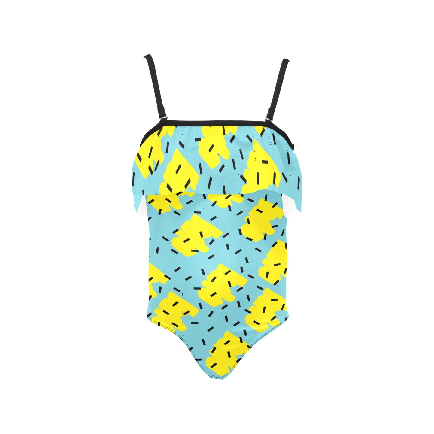 Turq-Limon Kids' Swimsuit