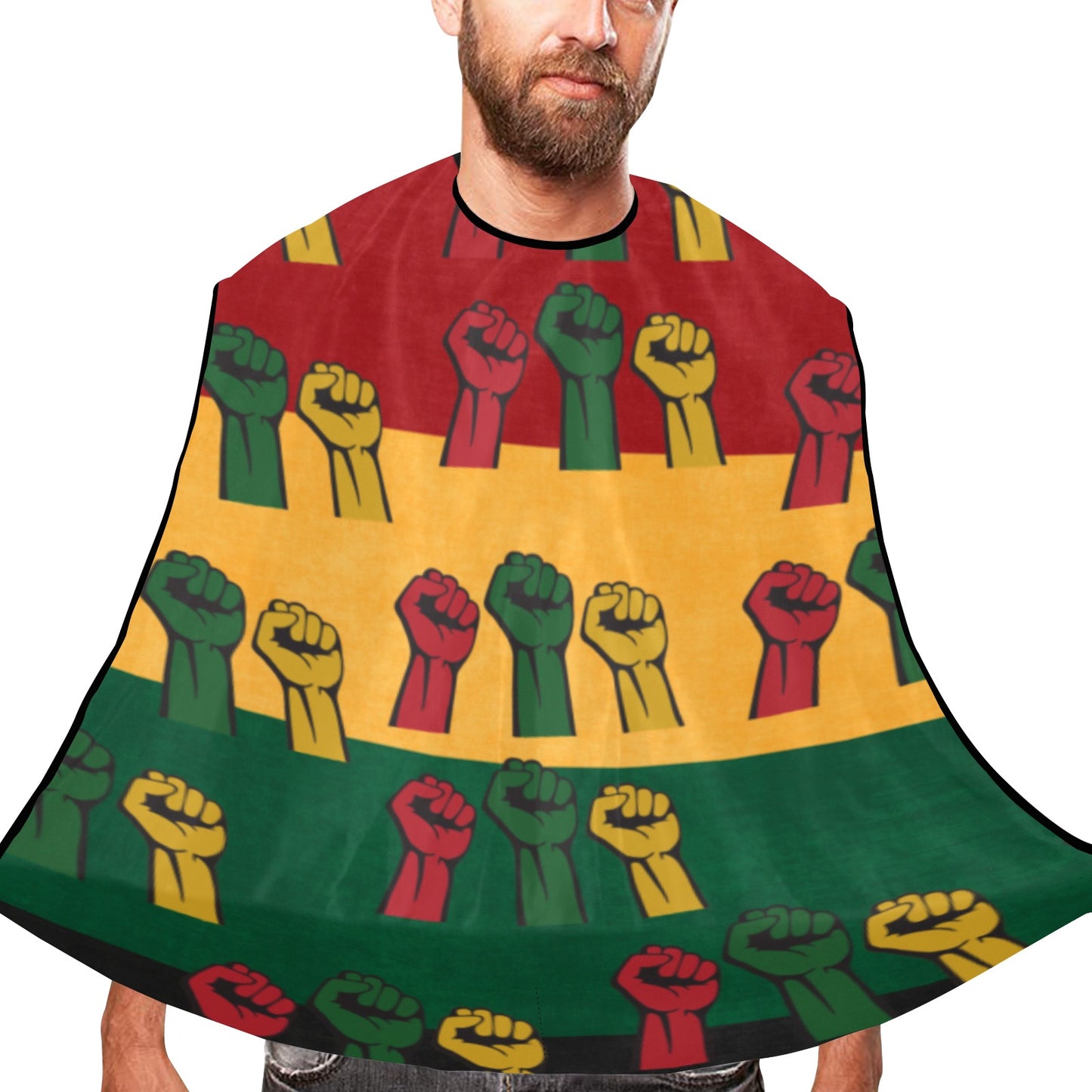 Fist of Unity Beard Apron for Men Shaving & Trimming