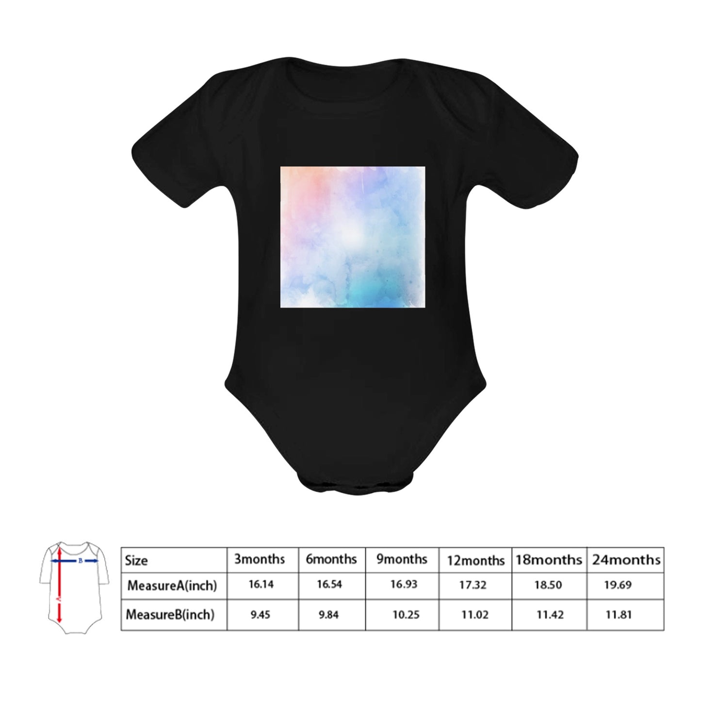 Pastel Palette Baby Onesie