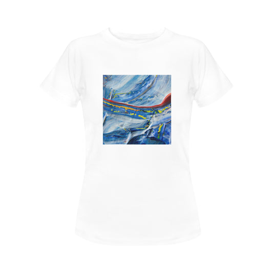 Blue Mural Women's T-Shirt