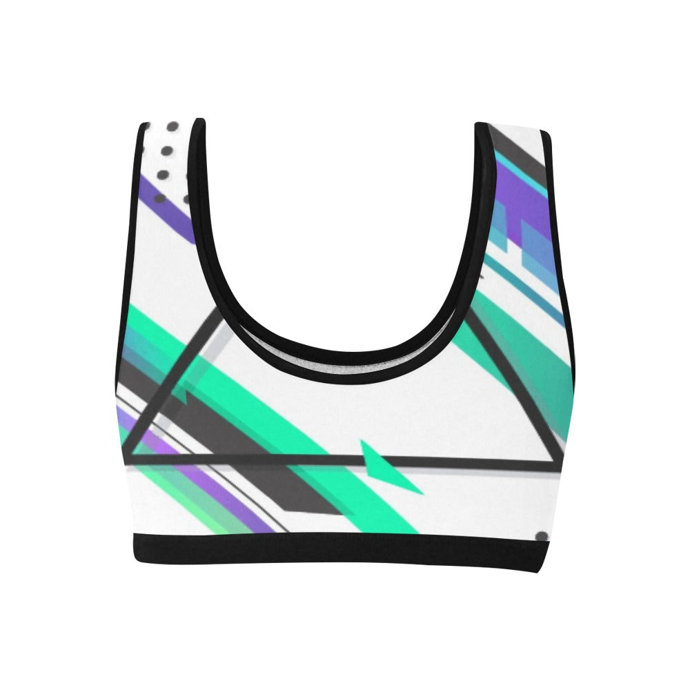 Retro Skate Women's Sports Bra