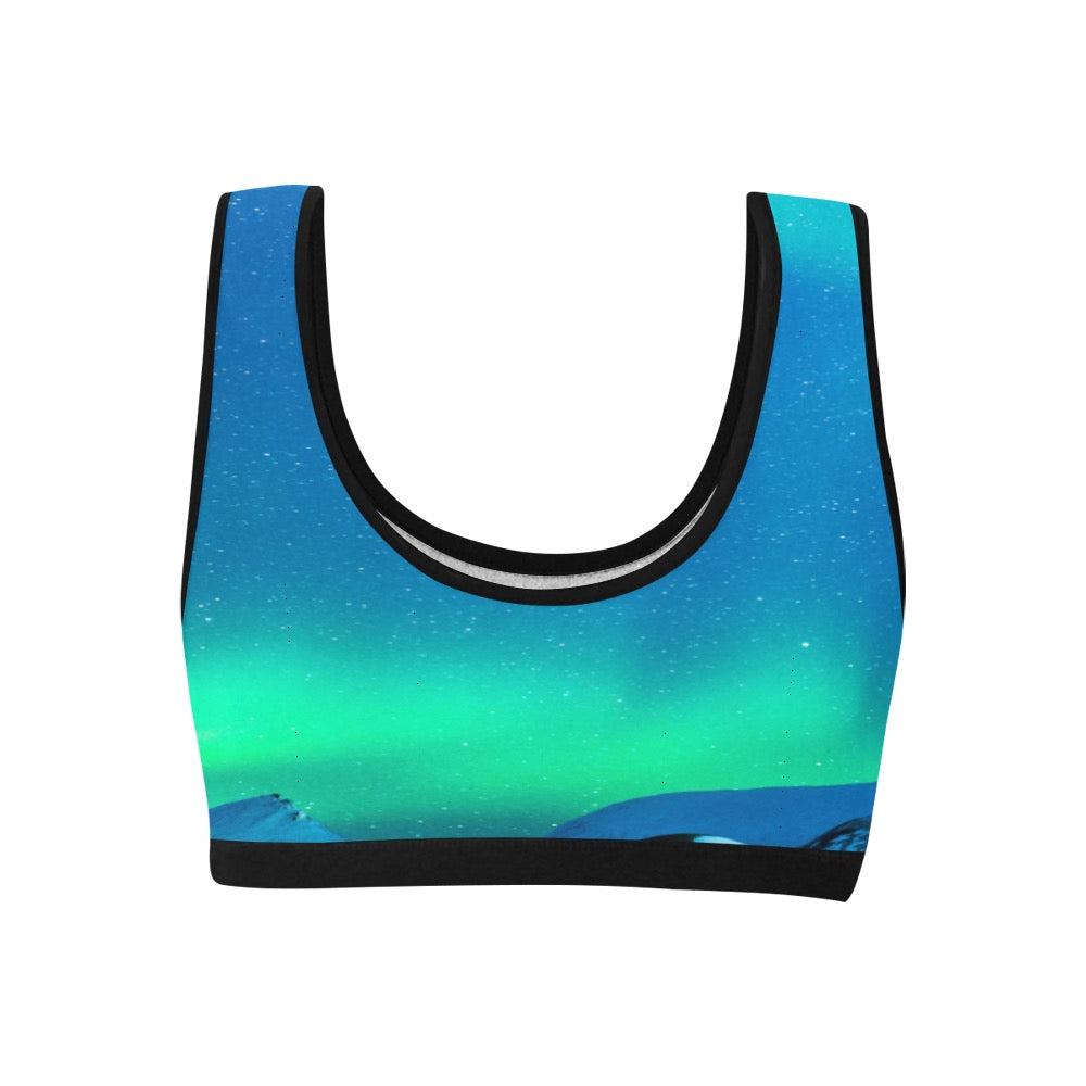 Sky Eclipse Women's Sports Bra