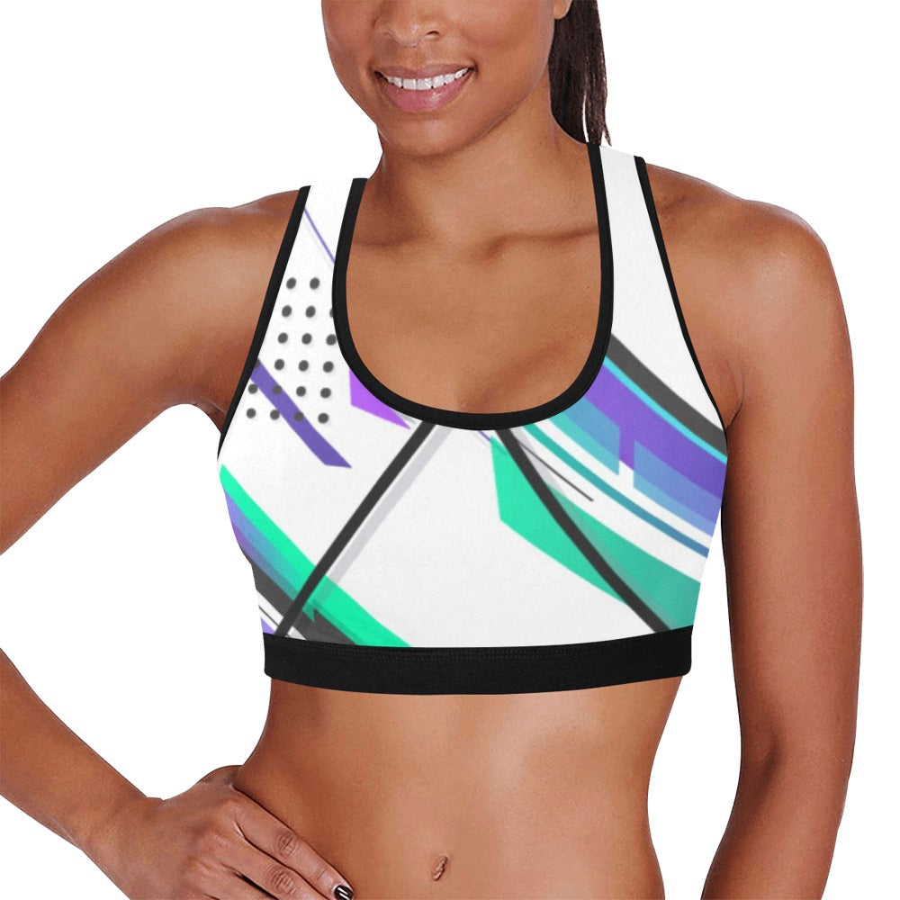 Retro Skate Women's Sports Bra