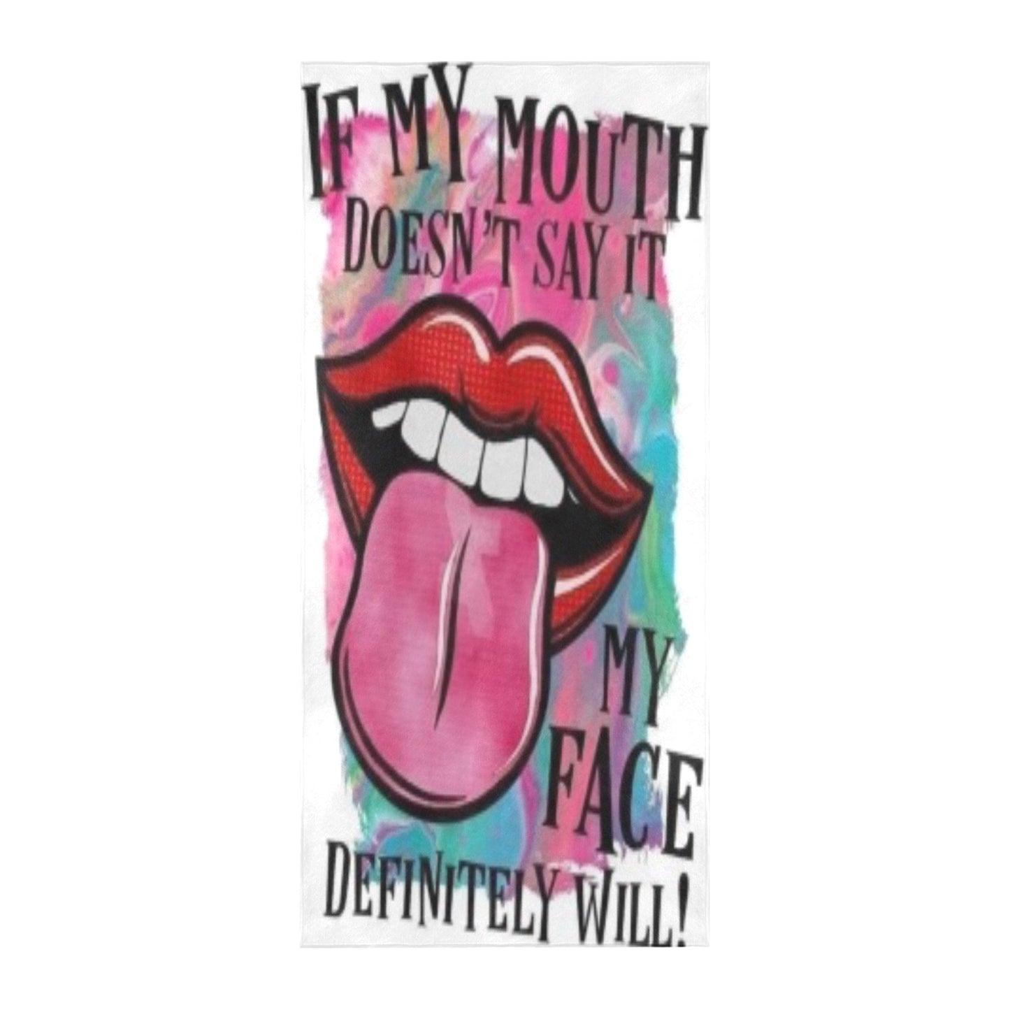 My Mouth Beach Towel 32"x 71"