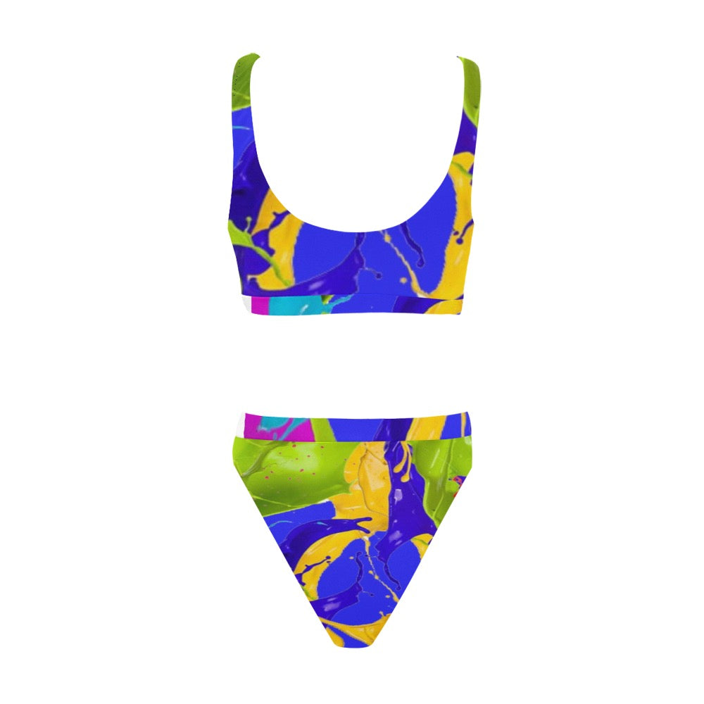 Color Mix Sport Bikini Swimsuit