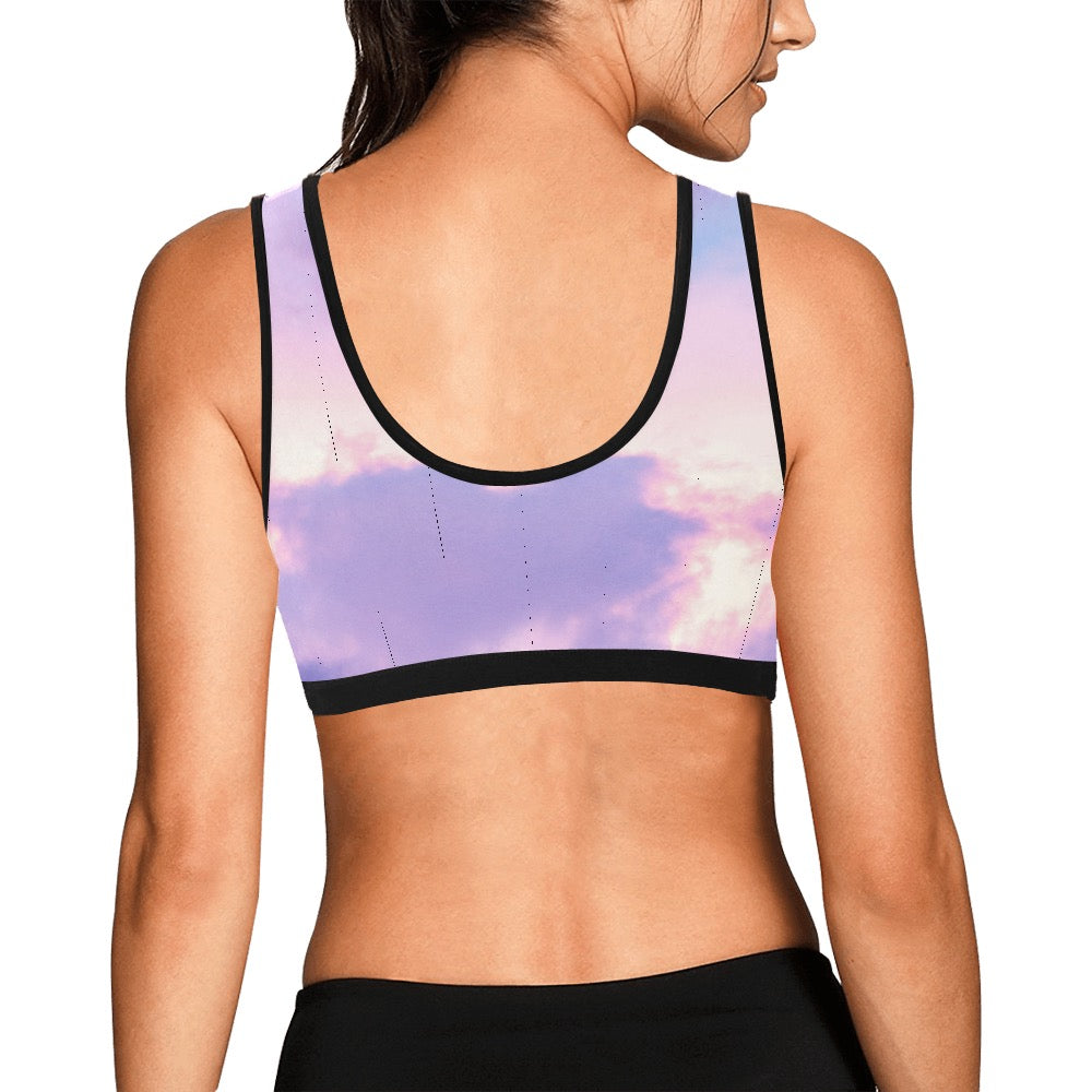 Pastel Skies Women's Sports Bra