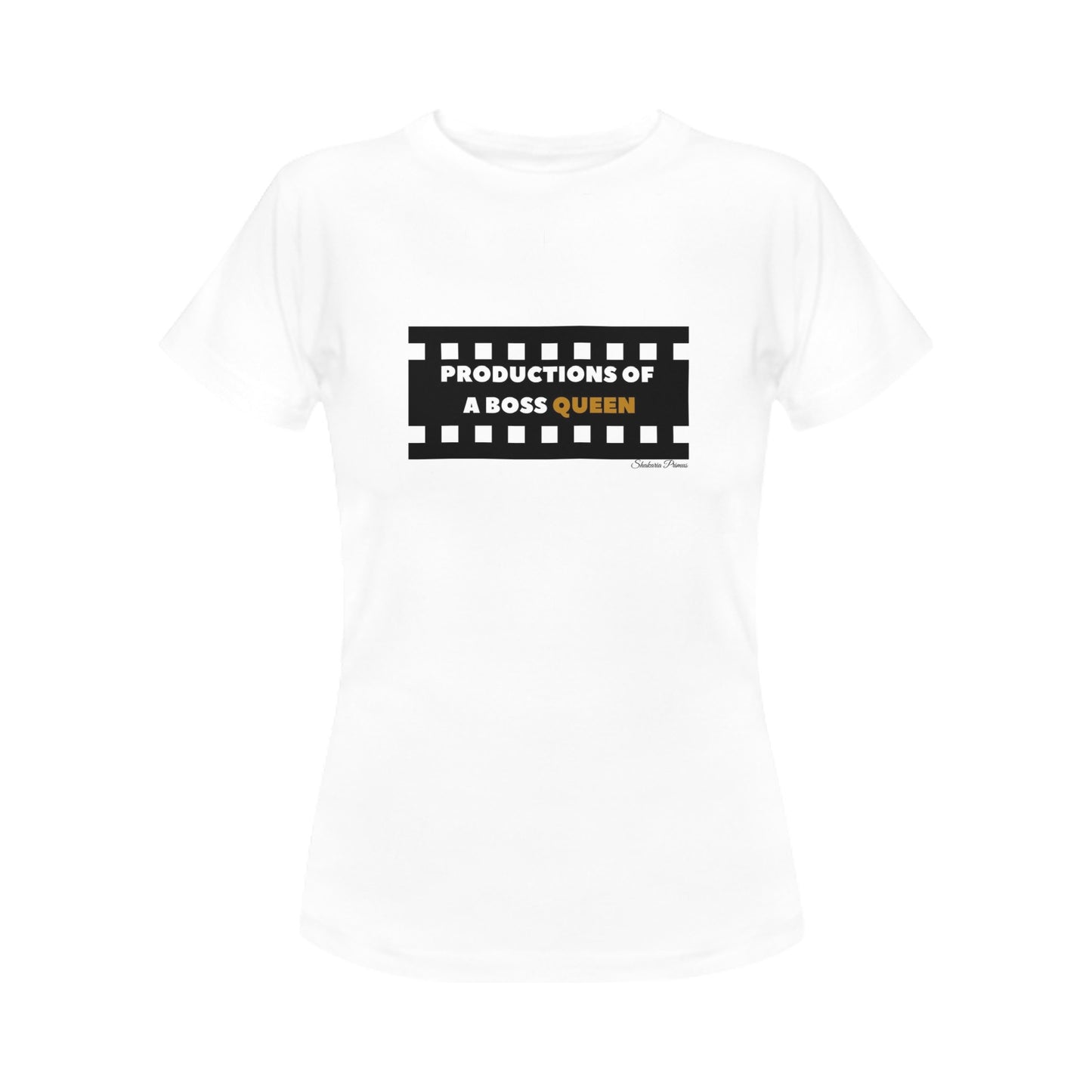 Production Of A Queen Women's T-Shirt