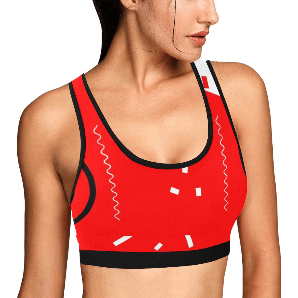 Red Does It Good Women's Sports Bra