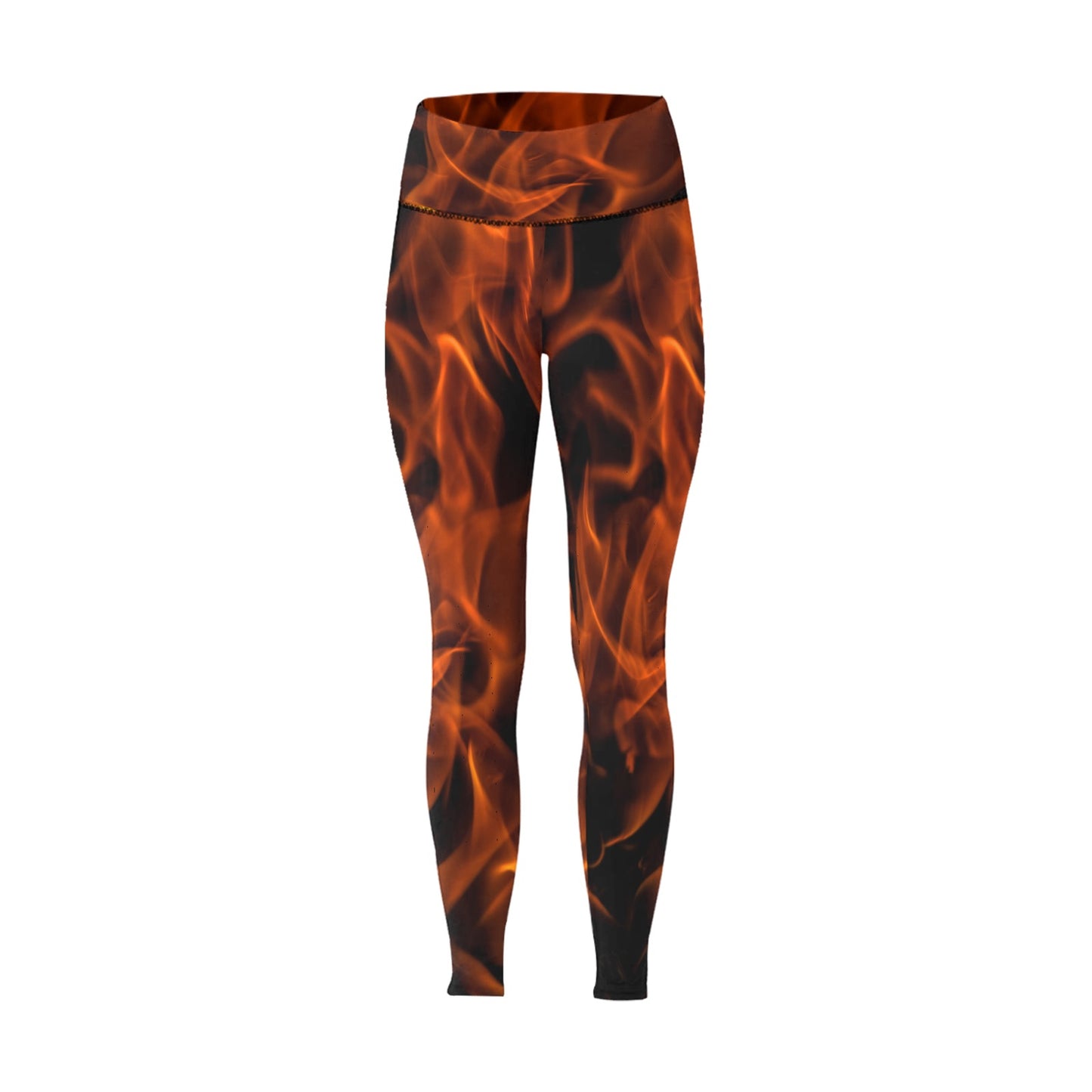 Firey Fire Women's High-Waisted Leggings